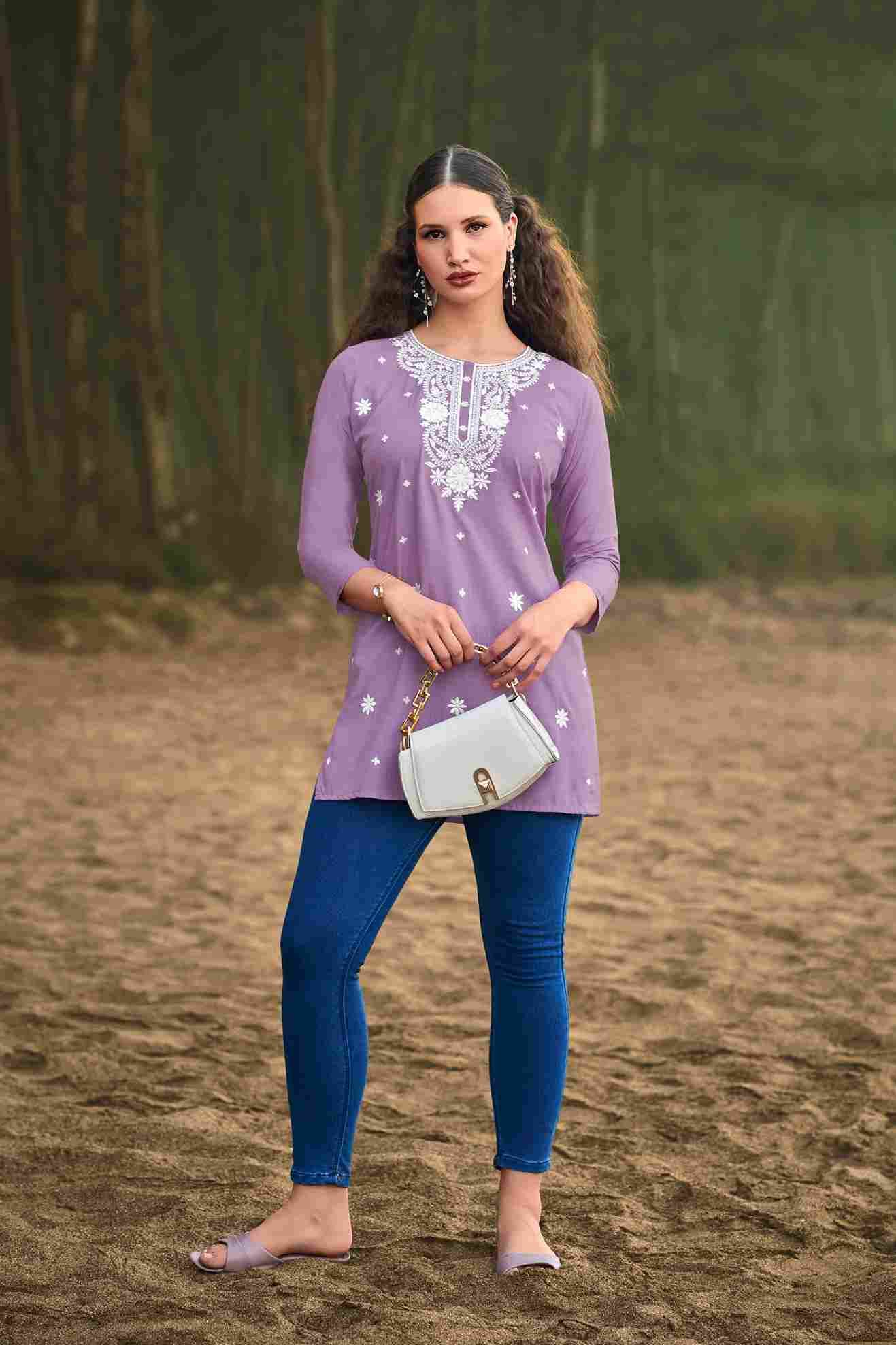 Colors Vol-6 By Tips And Tops 1001 To 1006 Series Designer Stylish Fancy Colorful Beautiful Party Wear & Ethnic Wear Collection Heavy Rayon Slub Tops At Wholesale Price