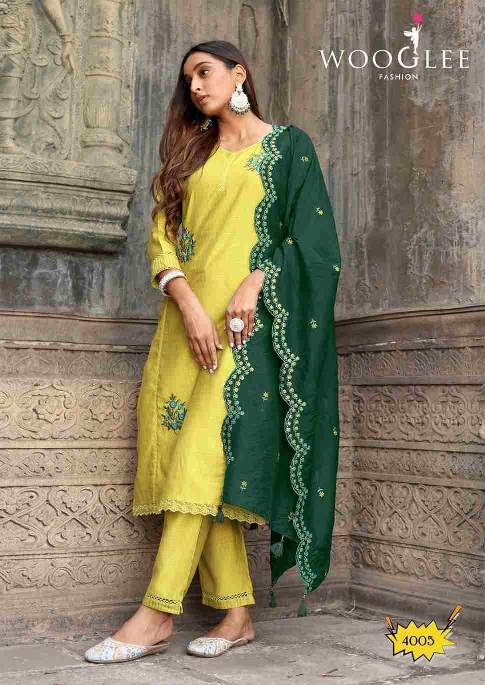 Saugaat By Wooglee 4001 To 4006 Series Beautiful Festive Suits Colorful Stylish Fancy Casual Wear & Ethnic Wear Viscose Weaving Dresses At Wholesale Price