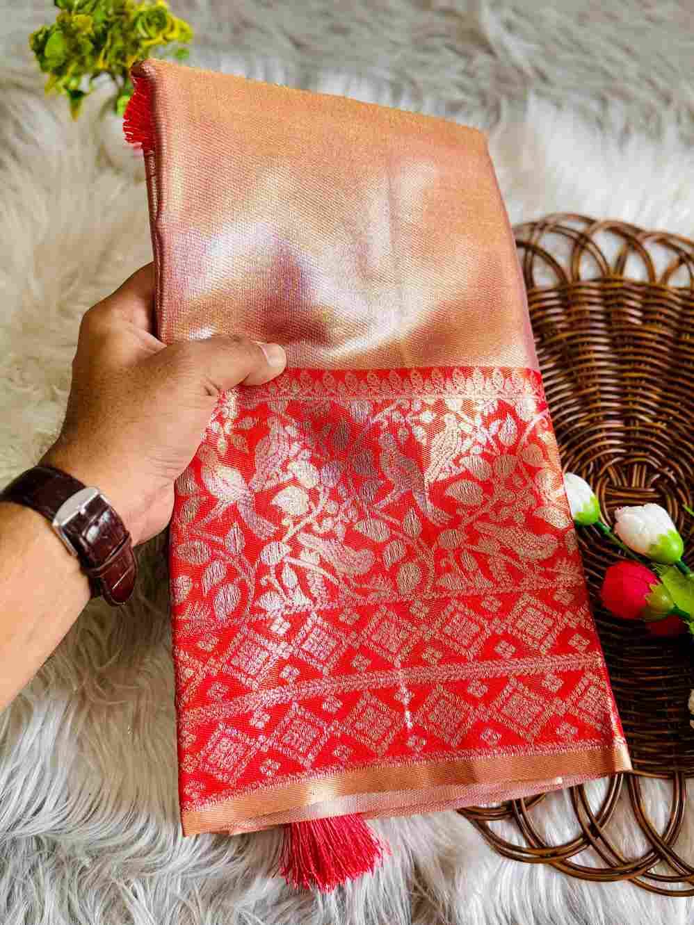 Vv-24 By Fashid Wholesale 01 To 08 Series Indian Traditional Wear Collection Beautiful Stylish Fancy Colorful Party Wear & Occasional Wear Tissue Silk Sarees At Wholesale Price