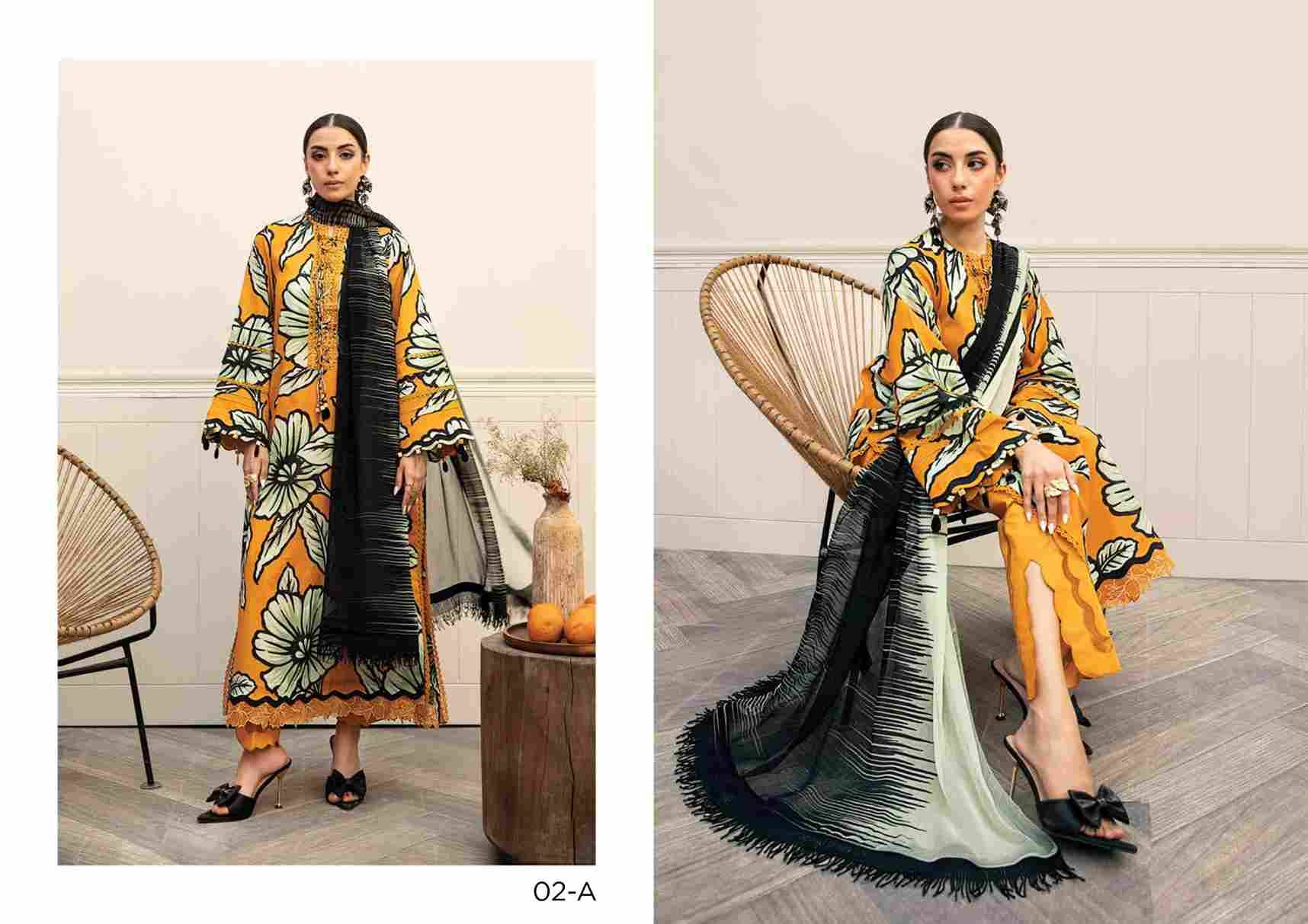 Original Pakistani Maria B Mbasics Vol-2 By Fashid Wholesale 01-A To 12-B Series Beautiful Pakistani Suits Colorful Stylish Fancy Casual Wear & Ethnic Wear Lawn Print Dresses At Wholesale Price