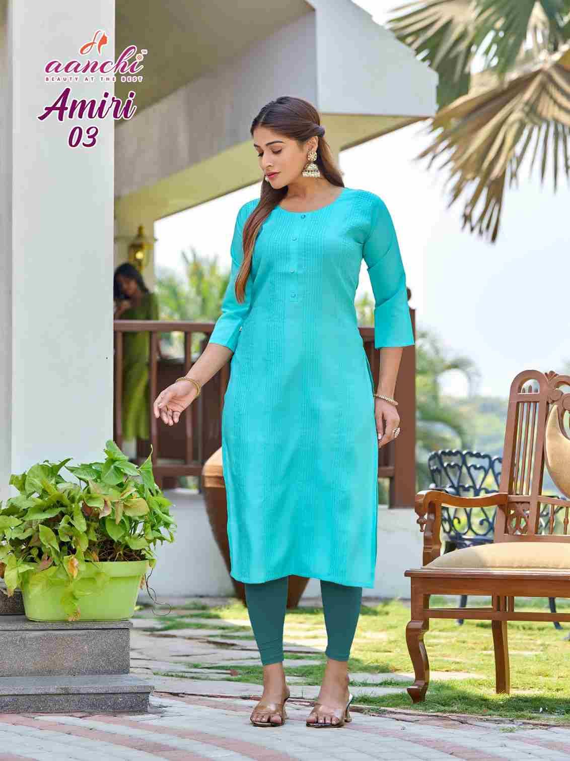 Amiri By Aanchi 01 To 04 Series Designer Stylish Fancy Colorful Beautiful Party Wear & Ethnic Wear Collection Roman Silk Kurtis At Wholesale Price
