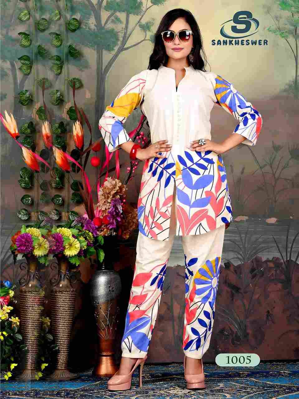 Roshni Vol-1 By Sankheswer 1001 To 1006 Series Designer Stylish Fancy Colorful Beautiful Party Wear & Ethnic Wear Collection Cotton Flex Co-Ord At Wholesale Price