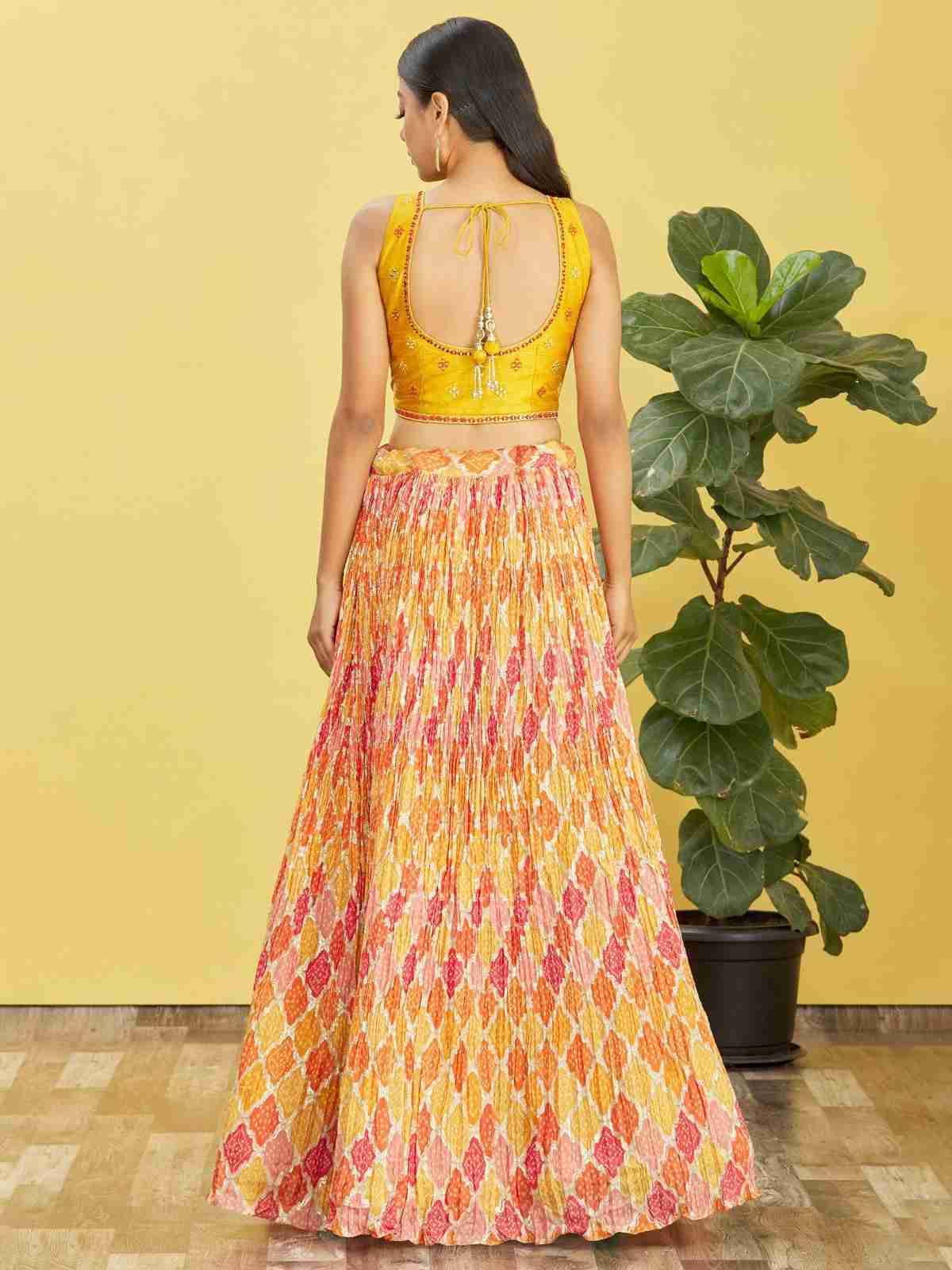 Mandakini By Fashid Wholesale 01 To 08 Series Designer Beautiful Wedding Collection Occasional Wear & Party Wear Chinnon/Organza Lehengas At Wholesale Price