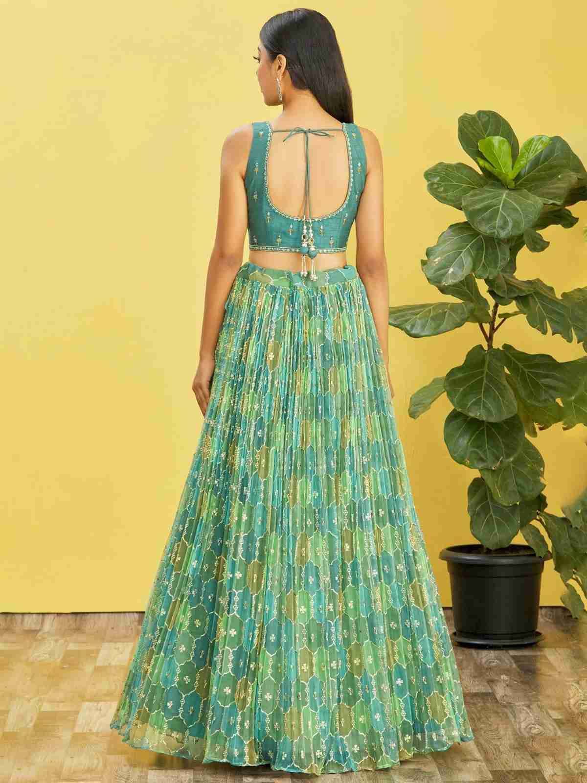 Mandakini By Fashid Wholesale 01 To 08 Series Designer Beautiful Wedding Collection Occasional Wear & Party Wear Chinnon/Organza Lehengas At Wholesale Price