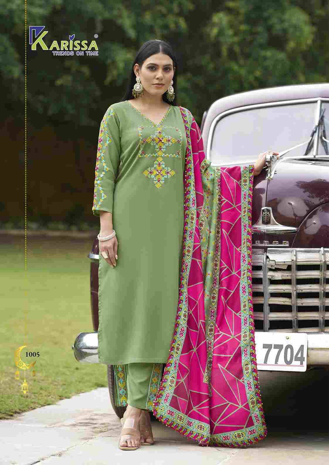 Anika By Karissa 1001 To 1006 Series Designer Stylish Fancy Colorful Beautiful Party Wear & Ethnic Wear Collection Rayon Co-Ord At Wholesale Price