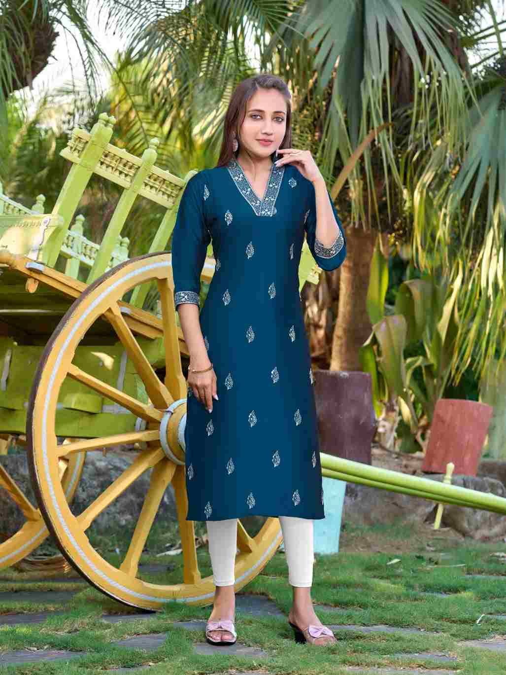 Prachi By Aanchi 01 To 05 Series Designer Stylish Fancy Colorful Beautiful Party Wear & Ethnic Wear Collection Silk Embroidered Kurtis At Wholesale Price