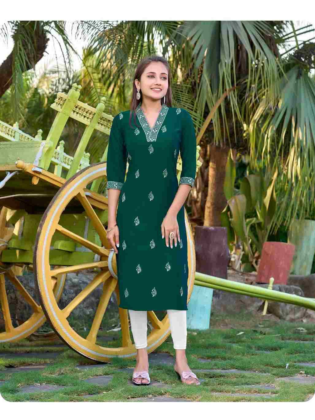 Prachi By Aanchi 01 To 05 Series Designer Stylish Fancy Colorful Beautiful Party Wear & Ethnic Wear Collection Silk Embroidered Kurtis At Wholesale Price