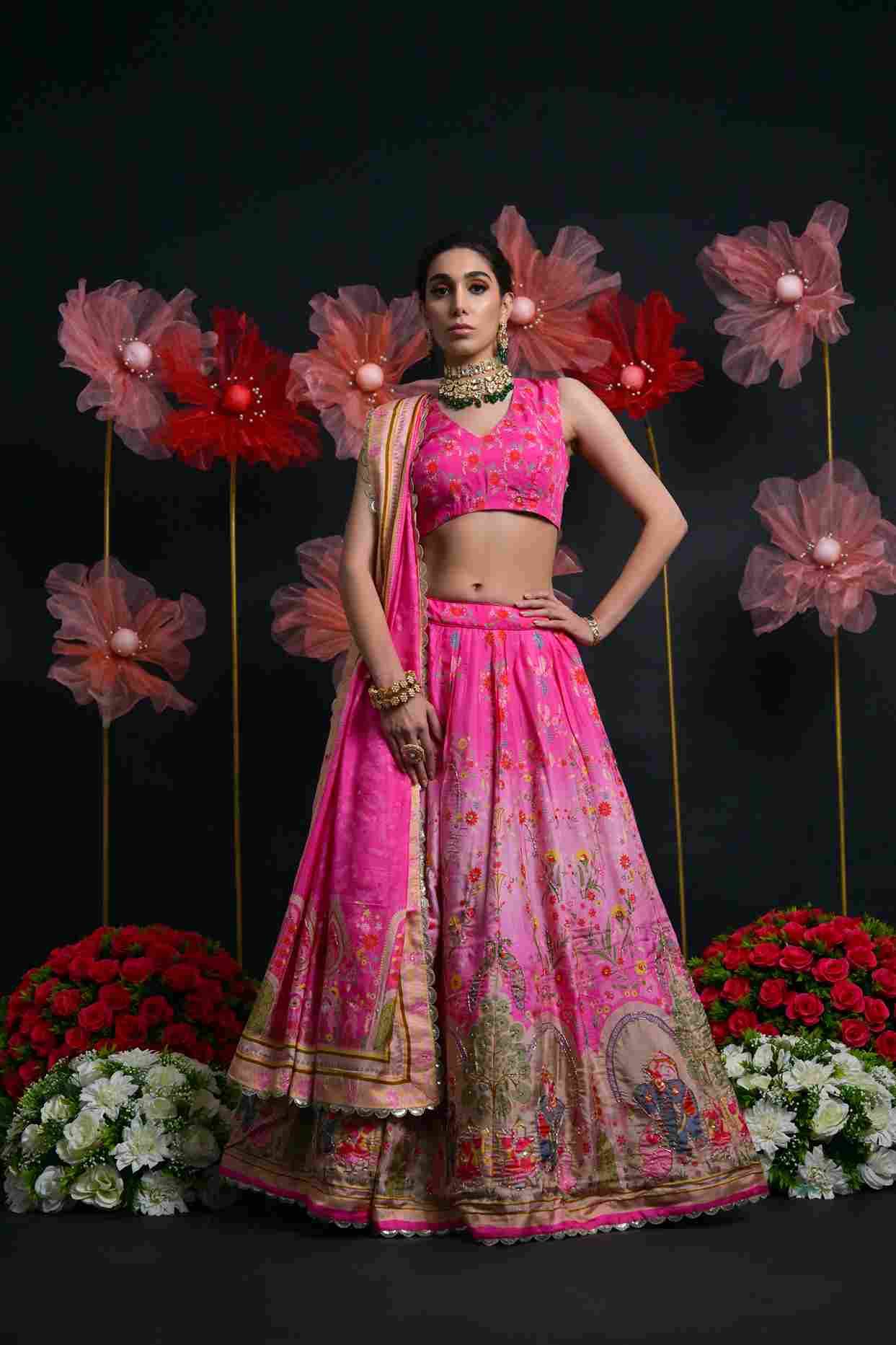 Shloka 1008 Series By Fashid Wholesale 1008 To 1012 Series Designer Beautiful Wedding Collection Occasional Wear & Party Wear Viscose Russian Lehengas At Wholesale Price