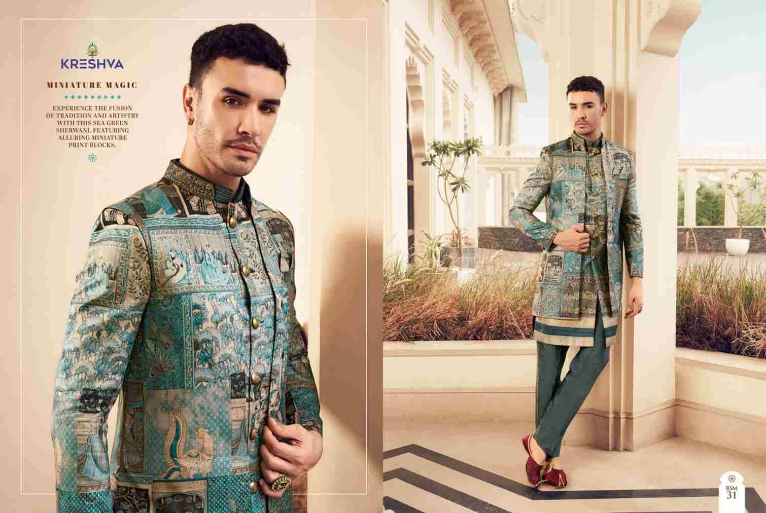 Vishnu By Kreshva 28 To 37 Series Beautiful Colorful Stylish Fancy Casual Wear & Ethnic Wear & Ready To Wear Silk Kurtas With Jacket At Wholesale Price