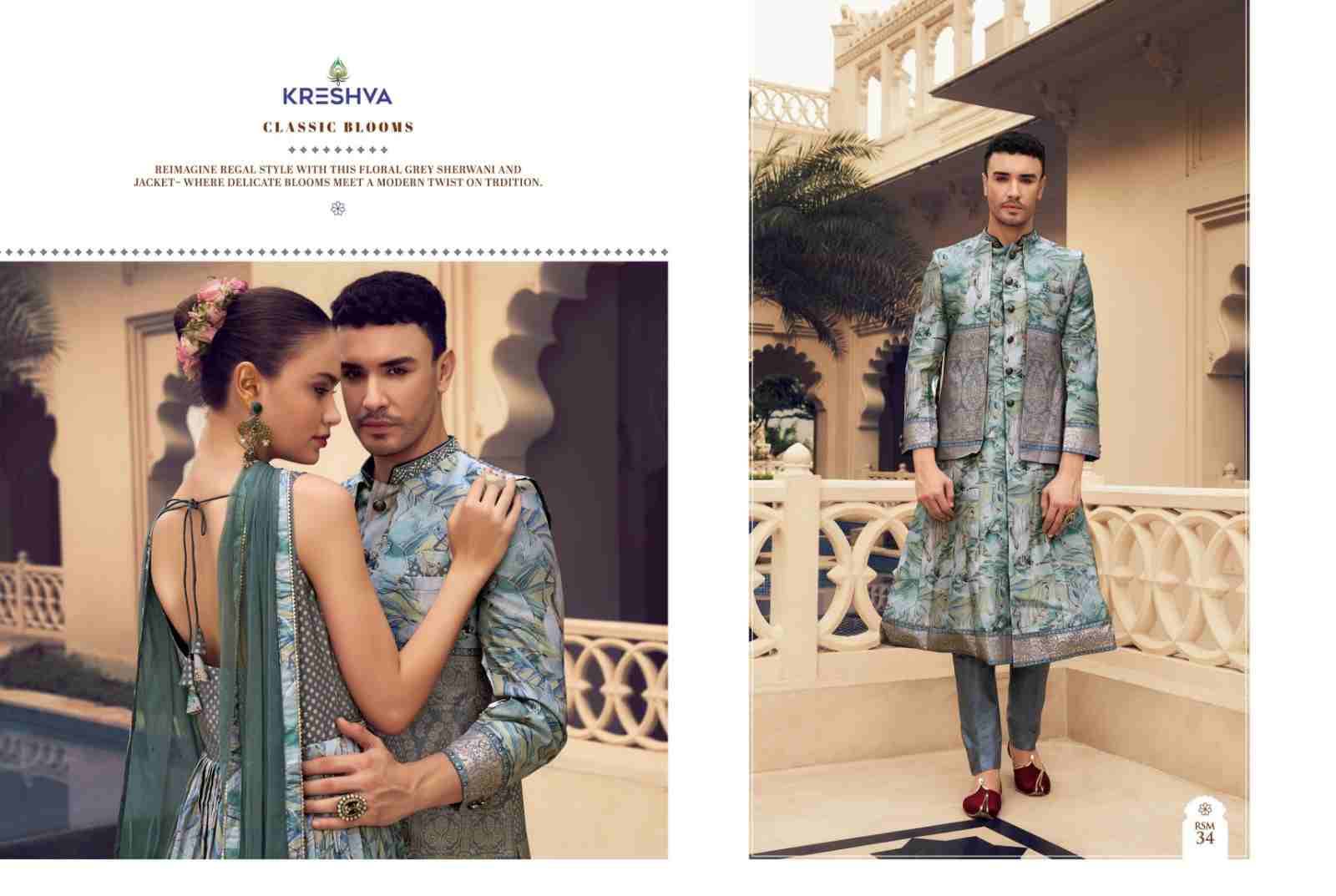 Vishnu By Kreshva 28 To 37 Series Beautiful Colorful Stylish Fancy Casual Wear & Ethnic Wear & Ready To Wear Silk Kurtas With Jacket At Wholesale Price