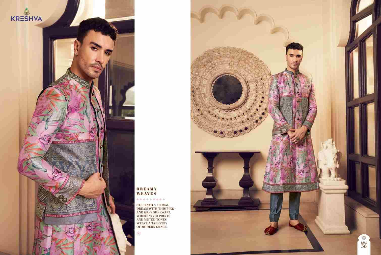 Vishnu By Kreshva 28 To 37 Series Beautiful Colorful Stylish Fancy Casual Wear & Ethnic Wear & Ready To Wear Silk Kurtas With Jacket At Wholesale Price