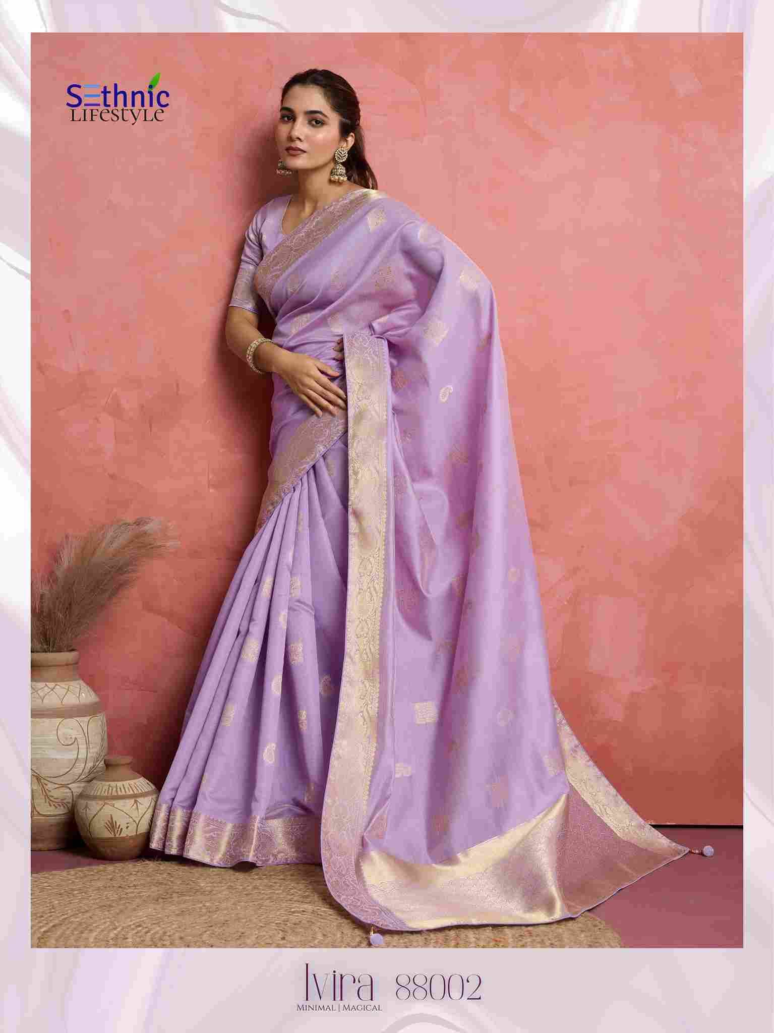 Ivira By Sethnic 88001 To 88004 Series Indian Traditional Wear Collection Beautiful Stylish Fancy Colorful Party Wear & Occasional Wear Soft Silk Sarees At Wholesale Price