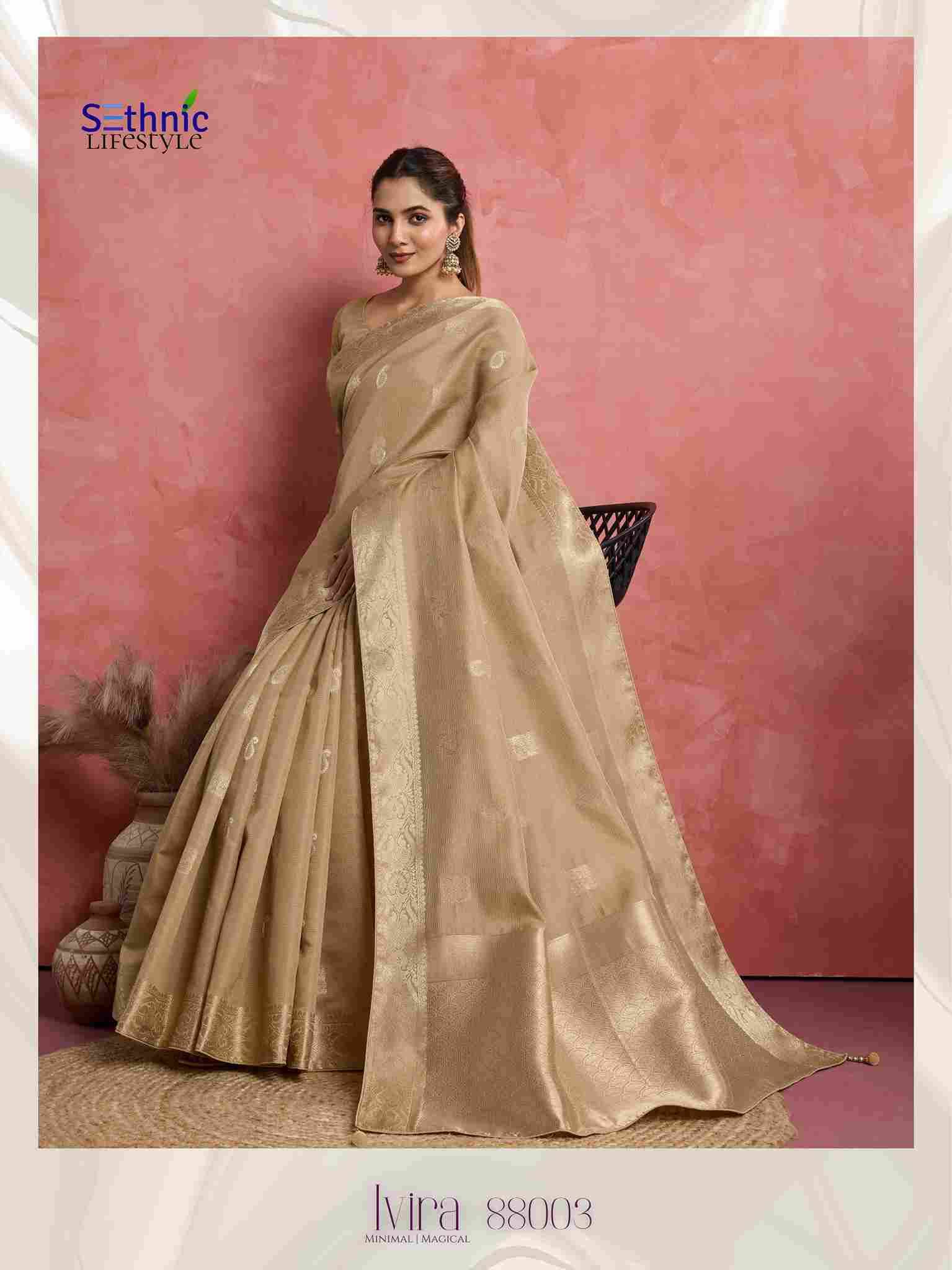Ivira By Sethnic 88001 To 88004 Series Indian Traditional Wear Collection Beautiful Stylish Fancy Colorful Party Wear & Occasional Wear Soft Silk Sarees At Wholesale Price