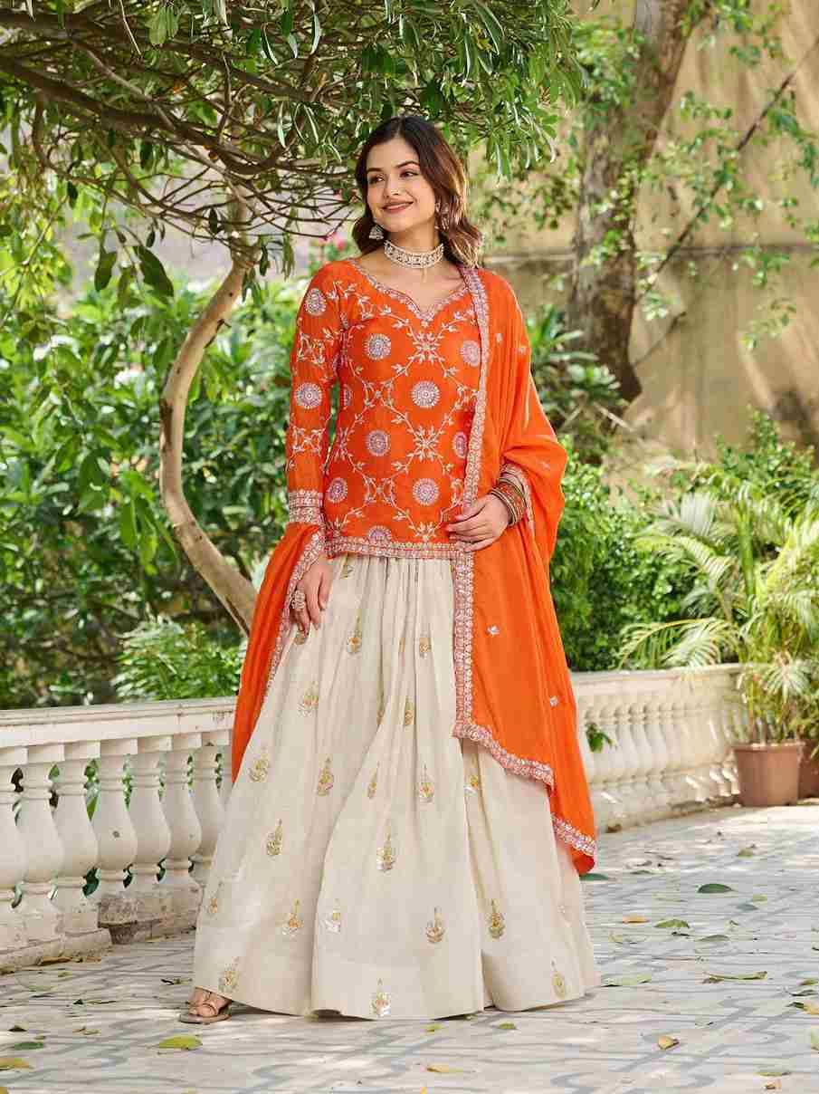 Chakori By PC 01 To 02 Series Festive Wear Collection Beautiful Stylish Colorful Fancy Party Wear & Occasional Wear Tissue Silk Lehengas At Wholesale Price