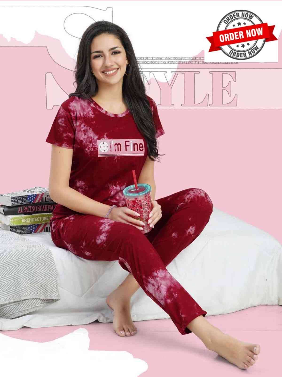 Summer Special Vol-365 By Kaamiri 365-A To 365-F Series Beautiful Stylish Fancy Colorful Casual Wear & Ethnic Wear Hosiery Cotton Night Suits At Wholesale Price