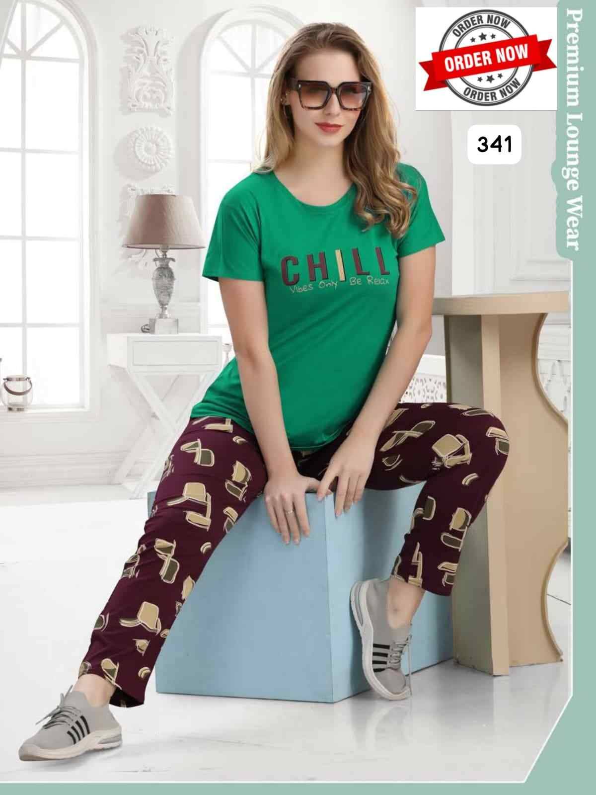 Summer Special Vol-341 By Kaamiri 341-A To 341-F Series Beautiful Stylish Fancy Colorful Casual Wear & Ethnic Wear Hosiery Cotton Night Suits At Wholesale Price