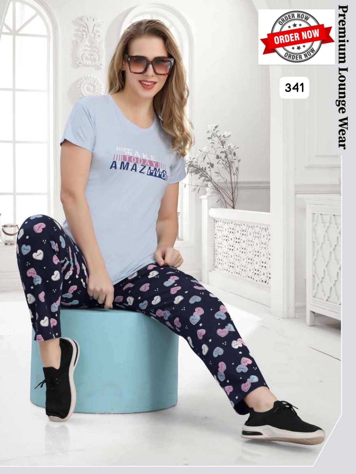 Summer Special Vol-341 By Kaamiri 341-A To 341-F Series Beautiful Stylish Fancy Colorful Casual Wear & Ethnic Wear Hosiery Cotton Night Suits At Wholesale Price