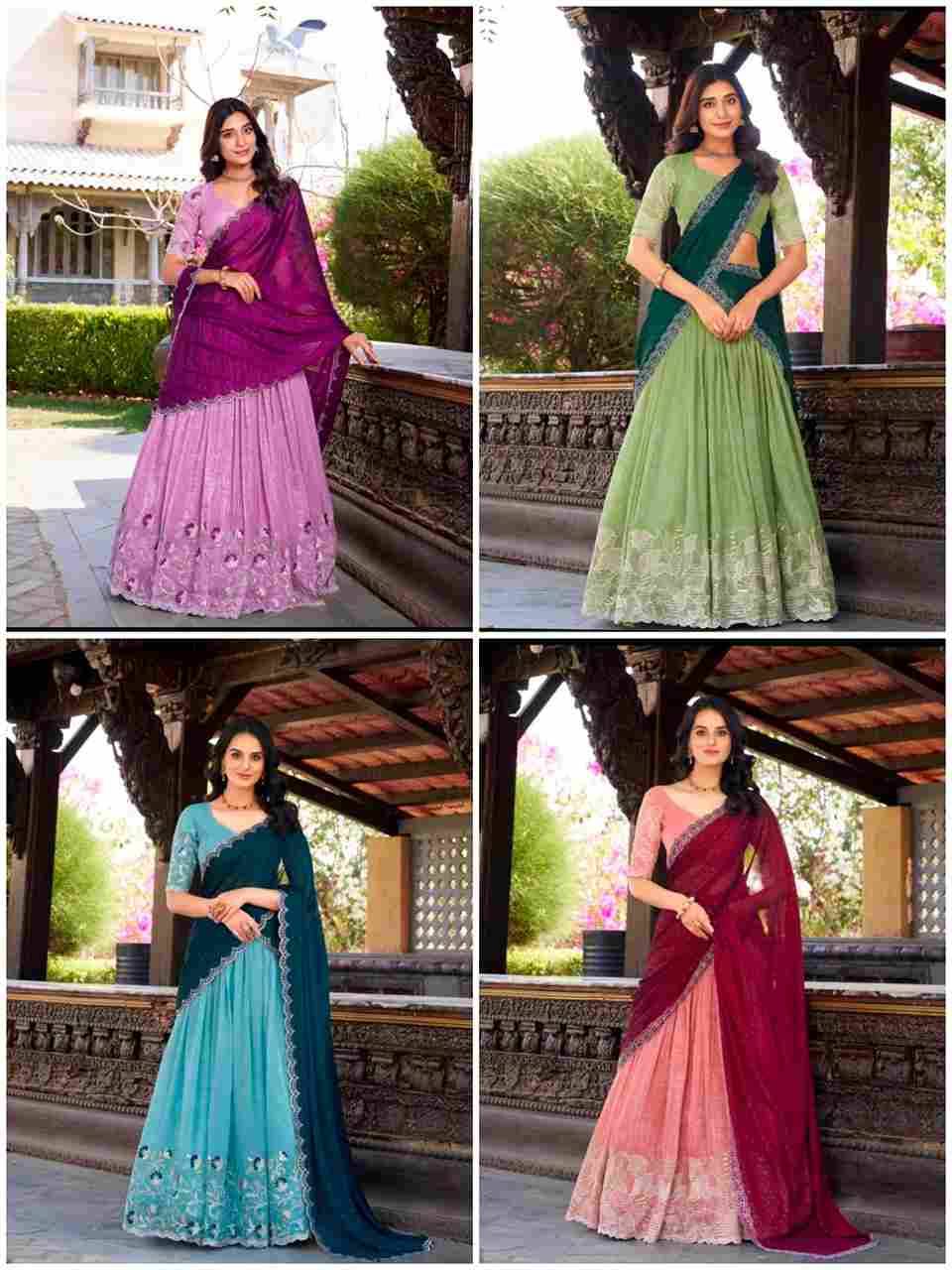 Navratri-2025 By Fashid Wholesale 01 To 04 Series Designer Beautiful Wedding Collection Occasional Wear & Party Wear Rayon Cotton Lehengas At Wholesale Price