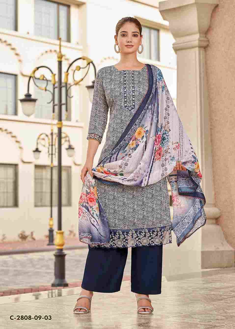 Super Girl Vol-3 By Alok Suit 2808-09-01 To 2808-09-04 Series Beautiful Festive Suits Stylish Fancy Colorful Casual Wear & Ethnic Wear Pure Jam Cotton Embroidered Dresses At Wholesale Price