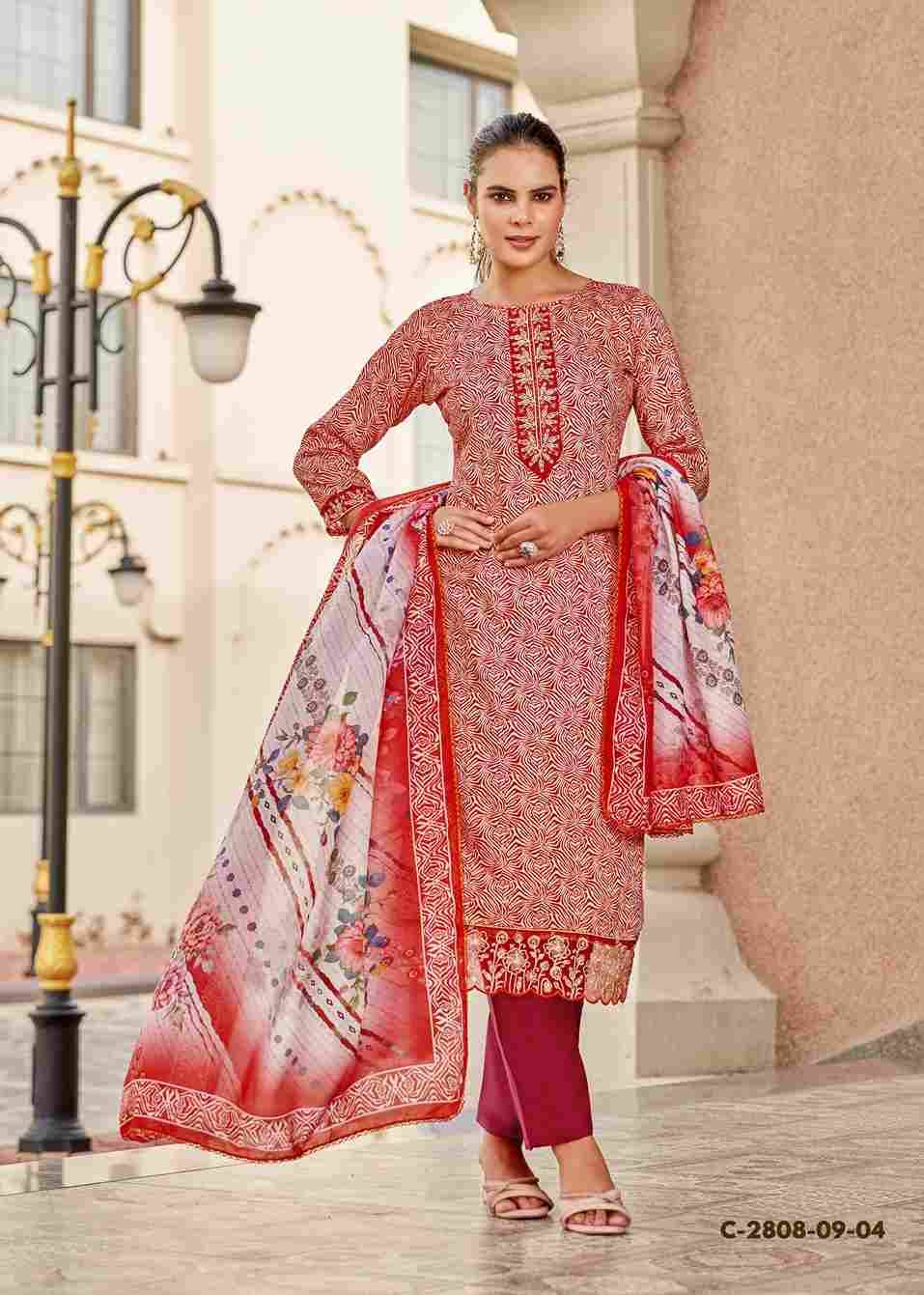 Super Girl Vol-3 By Alok Suit 2808-09-01 To 2808-09-04 Series Beautiful Festive Suits Stylish Fancy Colorful Casual Wear & Ethnic Wear Pure Jam Cotton Embroidered Dresses At Wholesale Price