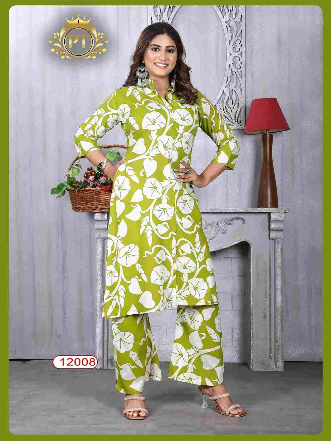 Dulhari Vol-10 By Padmavati Textiles 12001 To 12008 Series Designer Stylish Fancy Colorful Beautiful Party Wear & Ethnic Wear Collection Rayon Print Kurtis With Bottom At Wholesale Price
