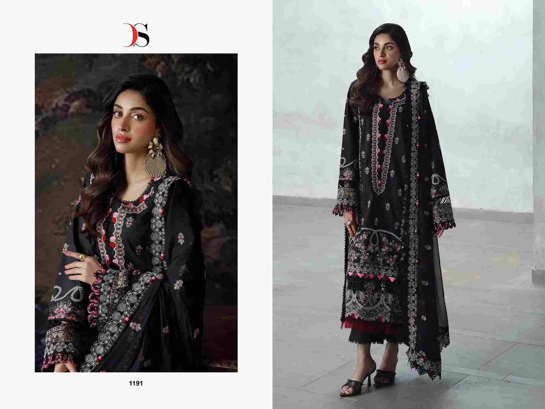 Elan Vol-3 By Deepsy Suits 1191 To 1196 Series Designer Pakistani Suits Beautiful Fancy Stylish Colorful Party Wear & Occasional Wear Pure Cotton Dresses At Wholesale Price