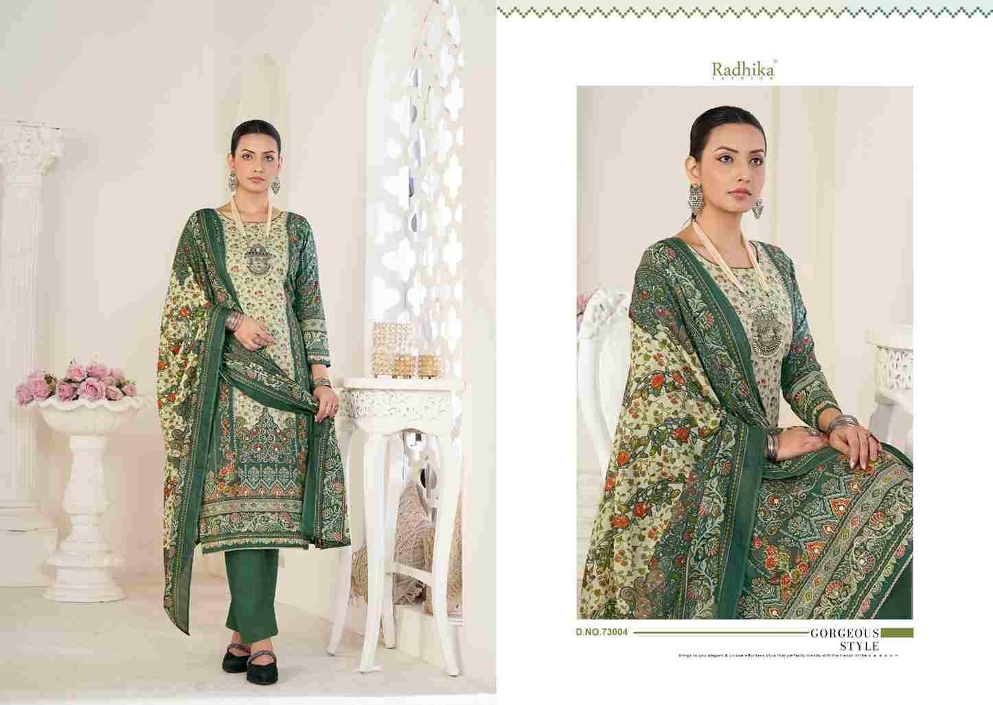 Avnee Vol-3 By Azara 73001 To 73004 Series Beautiful Festive Suits Stylish Fancy Colorful Casual Wear & Ethnic Wear Pure Lawn Cotton Dresses At Wholesale Price