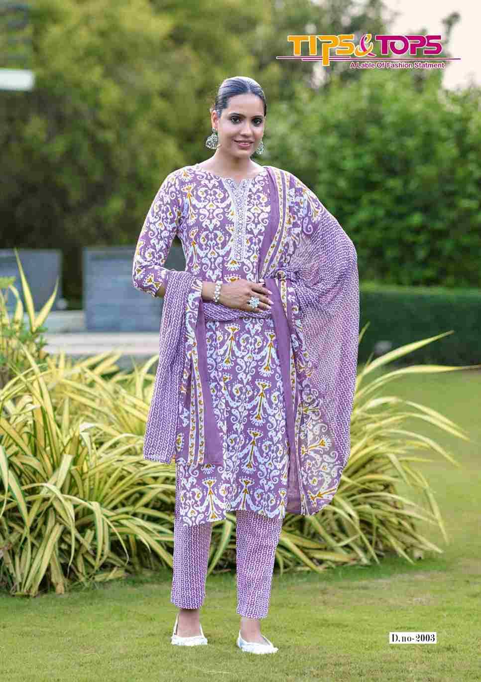 Summer Saga Vol-2 By Tips And Tops 2001 To 2006 Series Designer Festive Suits Beautiful Stylish Fancy Colorful Party Wear & Occasional Wear Pure Cotton Dresses At Wholesale Price