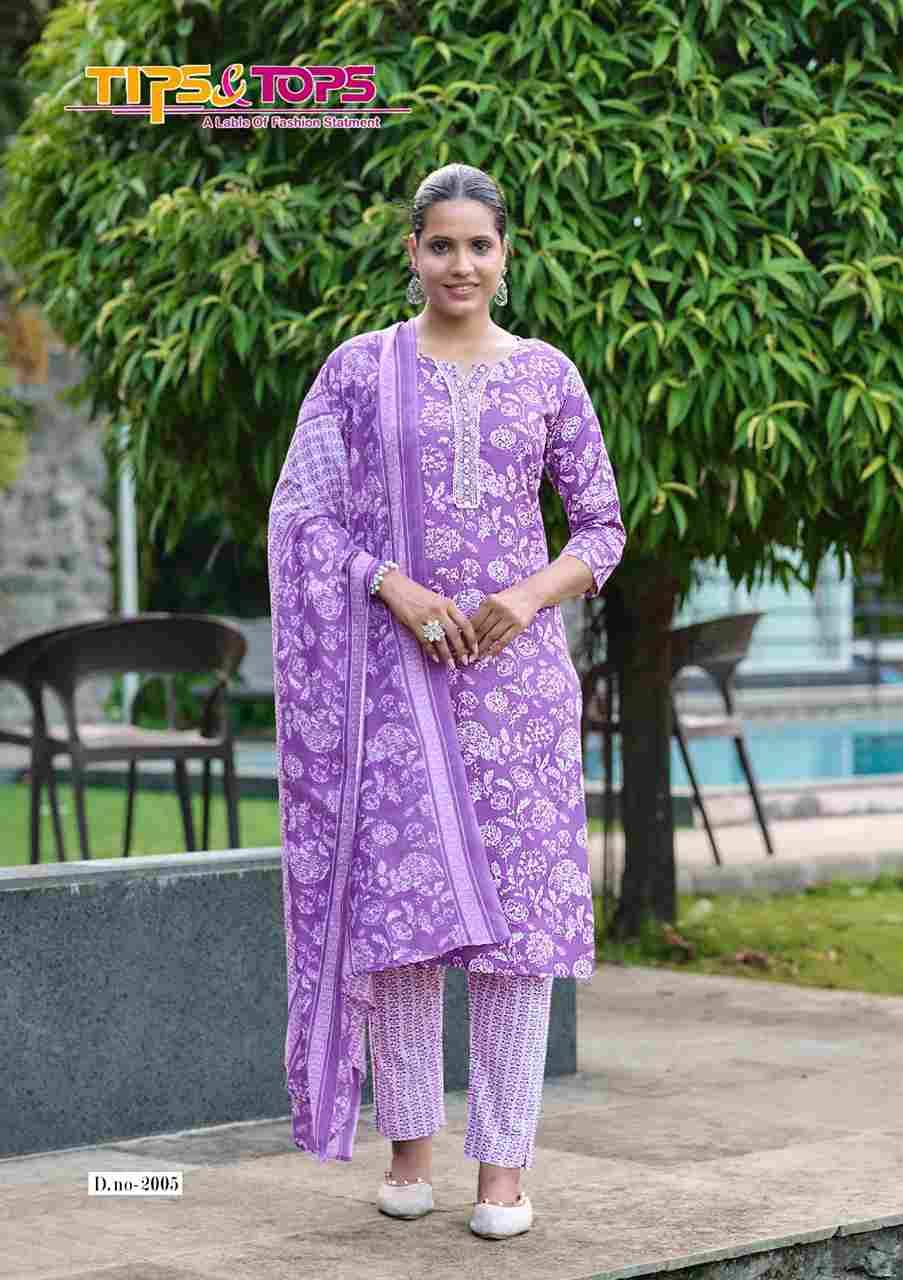 Summer Saga Vol-2 By Tips And Tops 2001 To 2006 Series Designer Festive Suits Beautiful Stylish Fancy Colorful Party Wear & Occasional Wear Pure Cotton Dresses At Wholesale Price