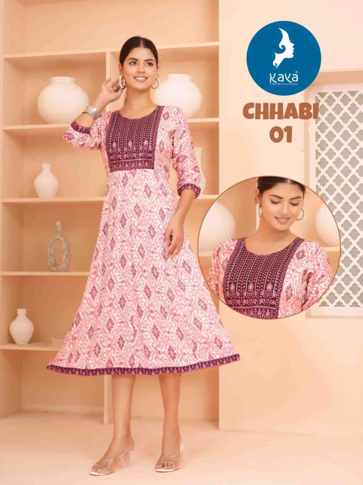 Chhabi By Kaya 01 To 08 Series Designer Stylish Fancy Colorful Beautiful Party Wear & Ethnic Wear Collection Capsule Kurtis At Wholesale Price