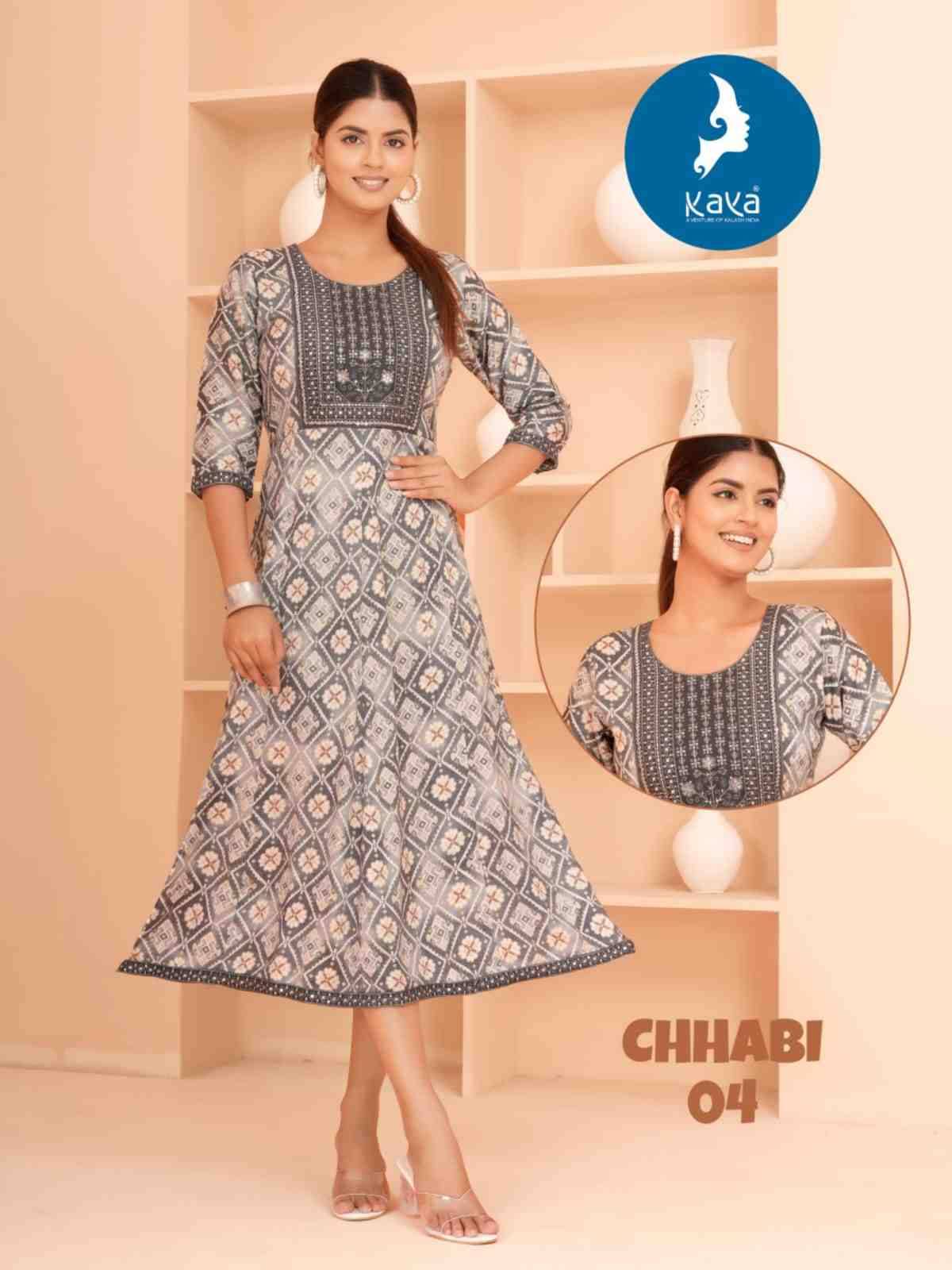 Chhabi By Kaya 01 To 08 Series Designer Stylish Fancy Colorful Beautiful Party Wear & Ethnic Wear Collection Capsule Kurtis At Wholesale Price