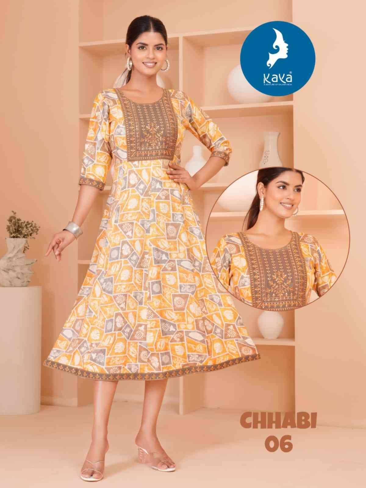 Chhabi By Kaya 01 To 08 Series Designer Stylish Fancy Colorful Beautiful Party Wear & Ethnic Wear Collection Capsule Kurtis At Wholesale Price
