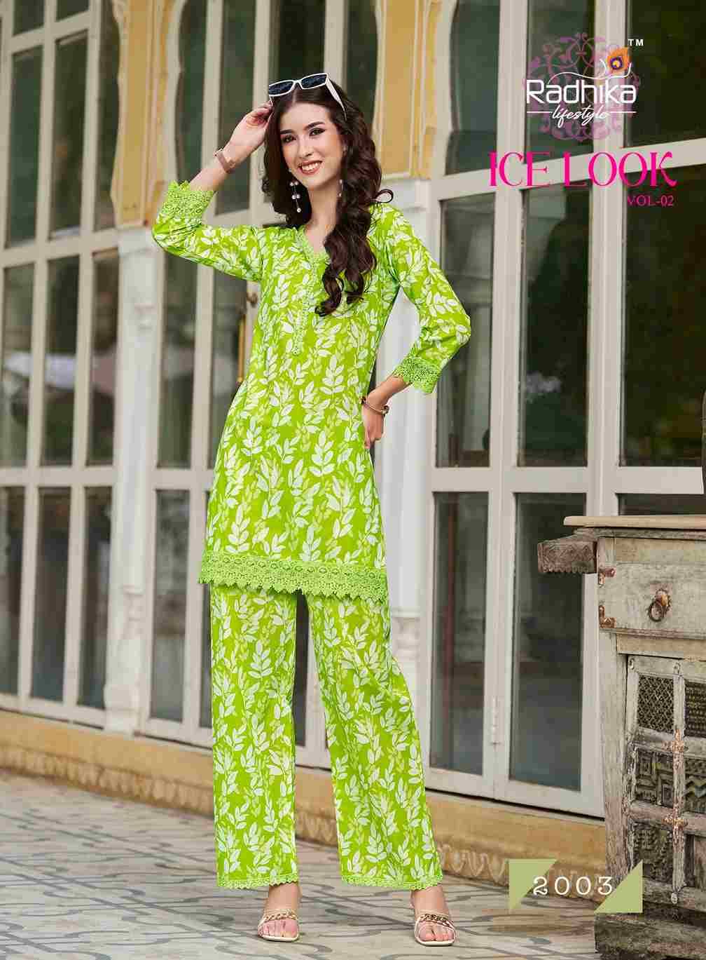 Icelook Vol-2 By Radhika Lifestyle 2001 To 2006 Series Designer Stylish Fancy Colorful Beautiful Party Wear & Ethnic Wear Collection Heavy Cotton Co-Ord At Wholesale Price