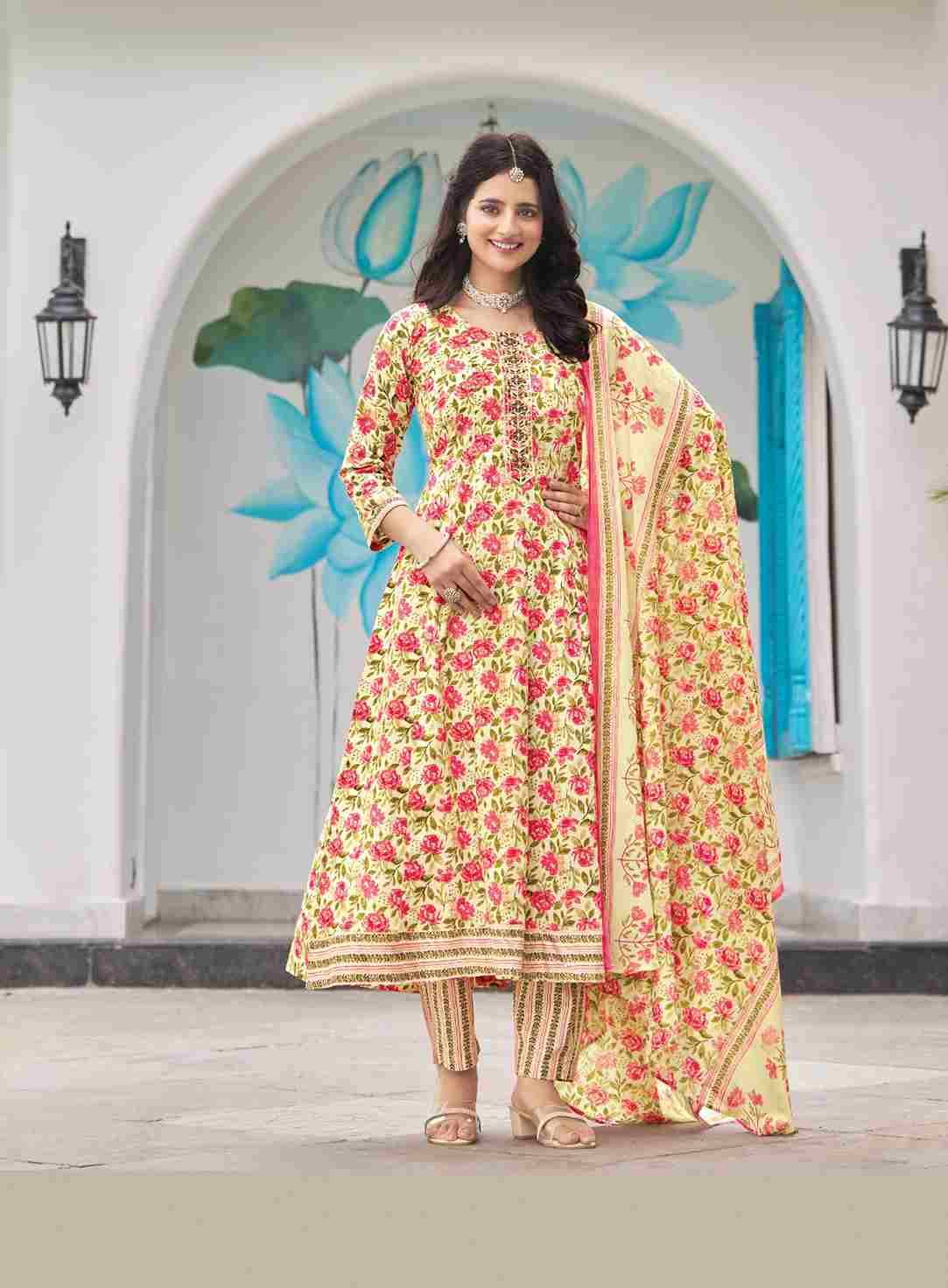 Cinderella Vol-1 By Radhika Lifestyle 1001 To 1008 Series Beautiful Festive Suits Colorful Stylish Fancy Casual Wear & Ethnic Wear Pure Cotton Dresses At Wholesale Price