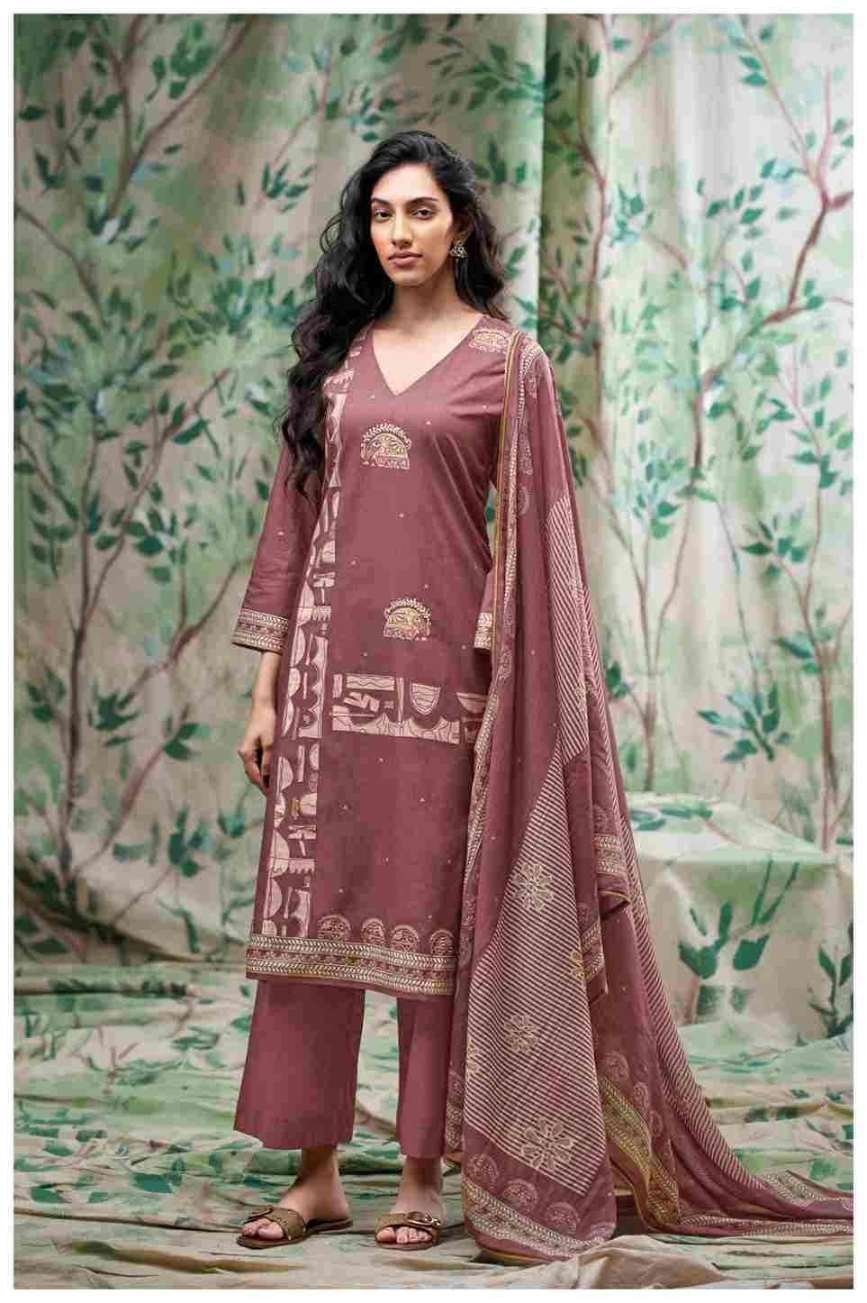 Ezvika-3673 By Ganga Fashion 3673-A To 3673-D Series Beautiful Festive Suits Colorful Stylish Fancy Casual Wear & Ethnic Wear Premium Cotton Dresses At Wholesale Price
