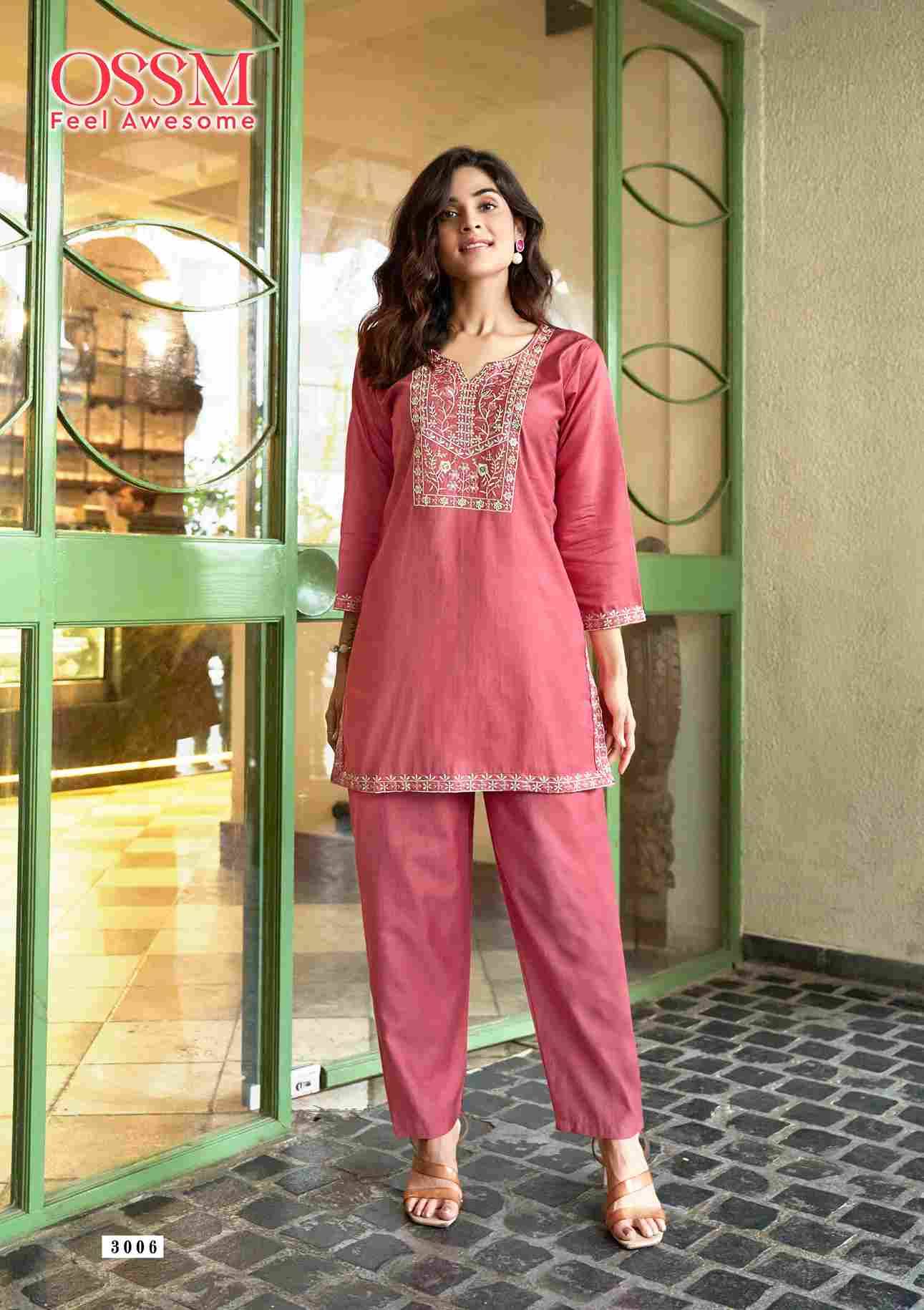 Vama Vol-3 By Ossm 3001 To 3006 Series Designer Stylish Fancy Colorful Beautiful Party Wear & Ethnic Wear Collection Viscose Silk Co-Ord At Wholesale Price