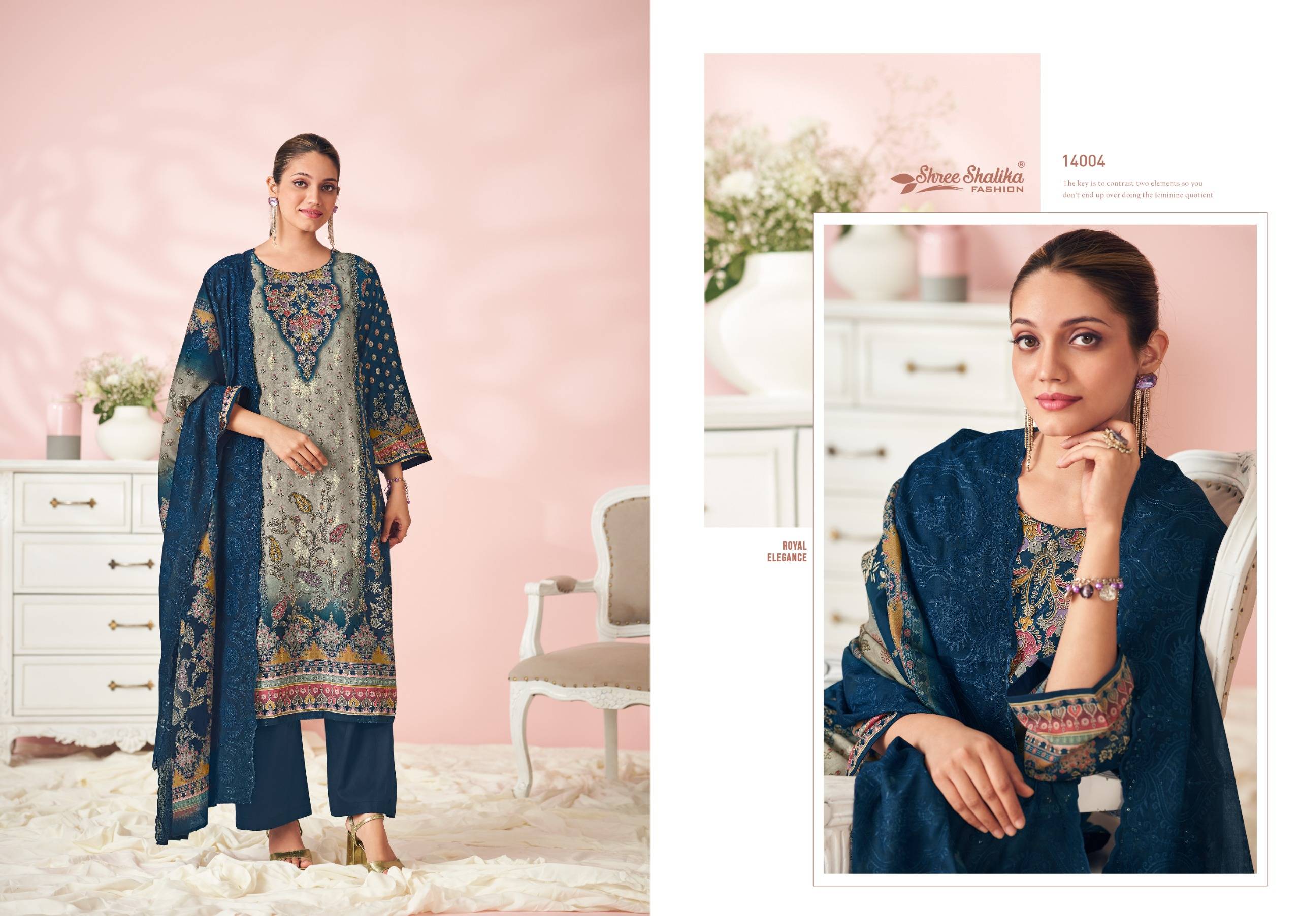 Mahjabeen Vol-14 By Shree Shalika Fashion 14001 To 14006 Series Beautiful Stylish Festive Suits Fancy Colorful Casual Wear & Ethnic Wear & Ready To Wear Cotton Lawn Print Dresses At Wholesale Price