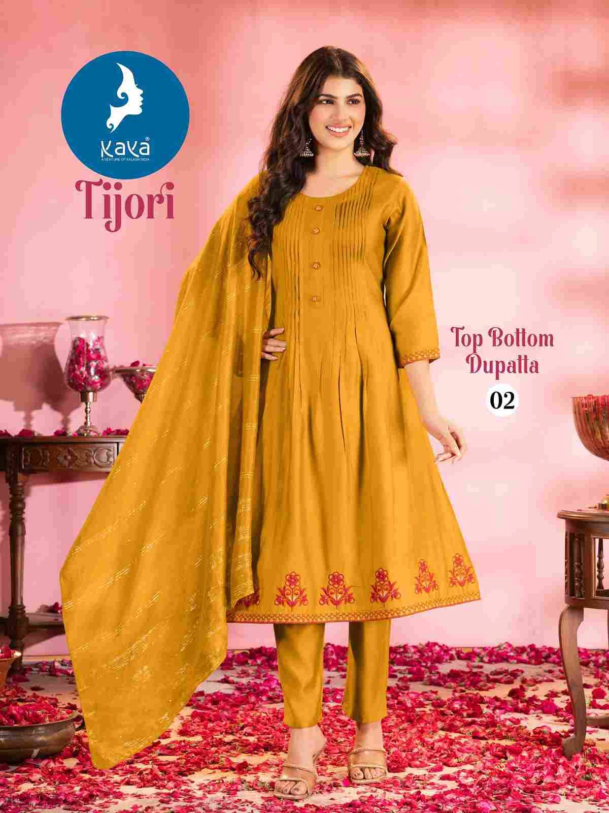 Tijori By Kaya 01 To 06 Series Beautiful Stylish Festive Suits Fancy Colorful Casual Wear & Ethnic Wear & Ready To Wear Vatican Dresses At Wholesale Price