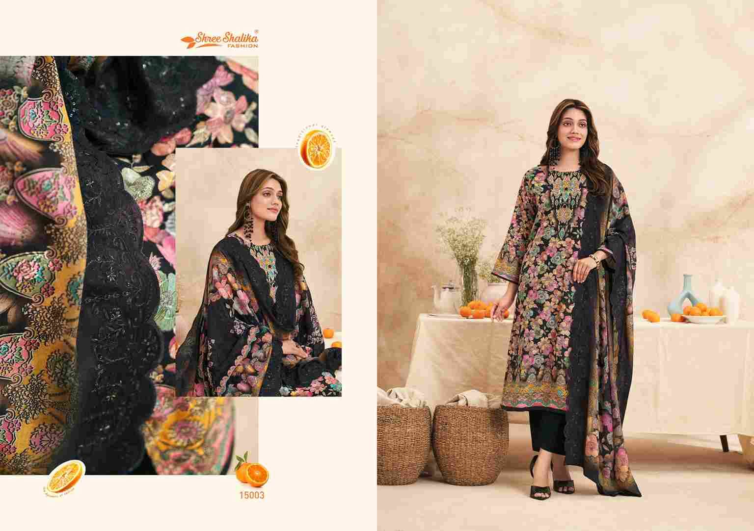 Mahjabeen Vol-15 By Shree Shalika Fashion 15001 To 15006 Series Beautiful Stylish Festive Suits Fancy Colorful Casual Wear & Ethnic Wear & Ready To Wear Cotton Lawn Print Dresses At Wholesale Price