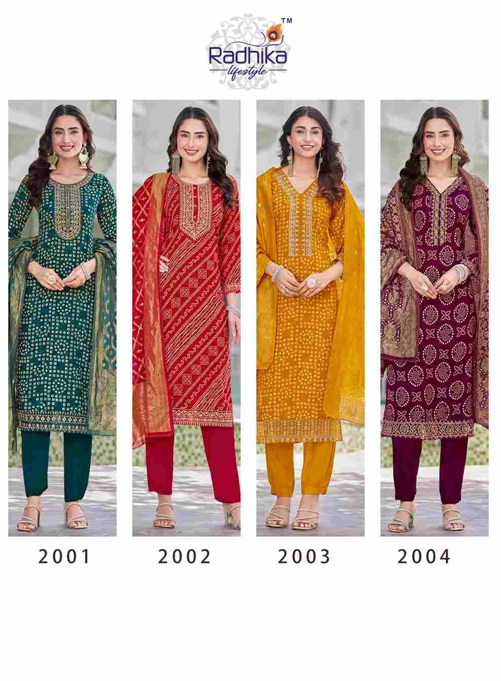 Sajni Vol-2 By Radhika Lifestyle 2001 To 2008 Series Beautiful Festive Suits Colorful Stylish Fancy Casual Wear & Ethnic Wear Pure Rayon Dresses At Wholesale Price