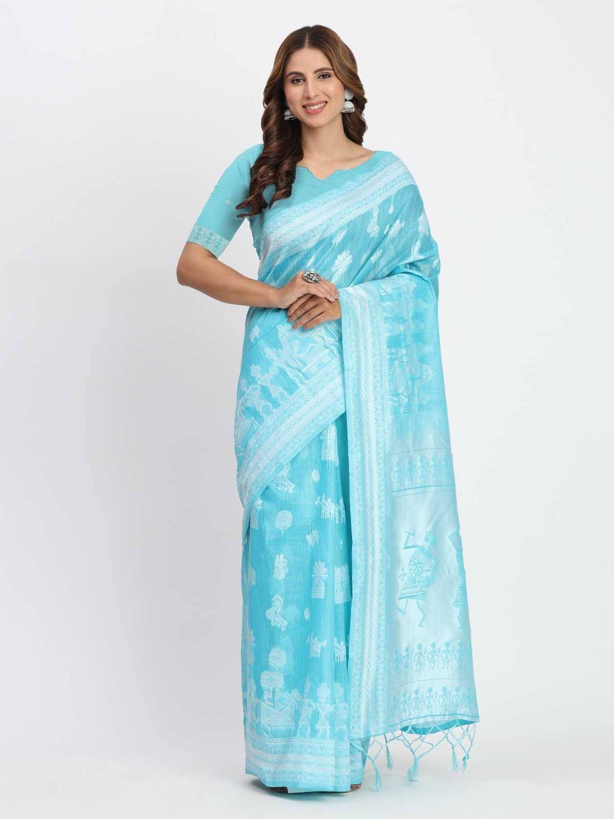 Varnika Vol-2 By Fashid Wholesale 1001 To 1006 Series Indian Traditional Wear Collection Beautiful Stylish Fancy Colorful Party Wear & Occasional Wear Linen Cotton Sarees At Wholesale Price