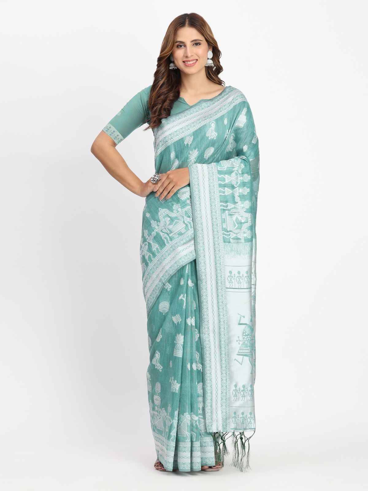 Varnika Vol-2 By Fashid Wholesale 1001 To 1006 Series Indian Traditional Wear Collection Beautiful Stylish Fancy Colorful Party Wear & Occasional Wear Linen Cotton Sarees At Wholesale Price