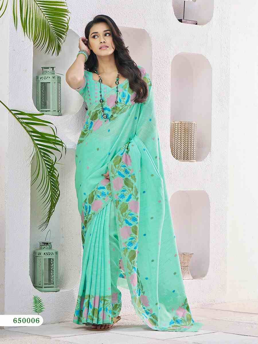 Gulabi By Rajpath 650001 To 650006 Series Indian Traditional Wear Collection Beautiful Stylish Fancy Colorful Party Wear & Occasional Wear Linen Silk Sarees At Wholesale Price