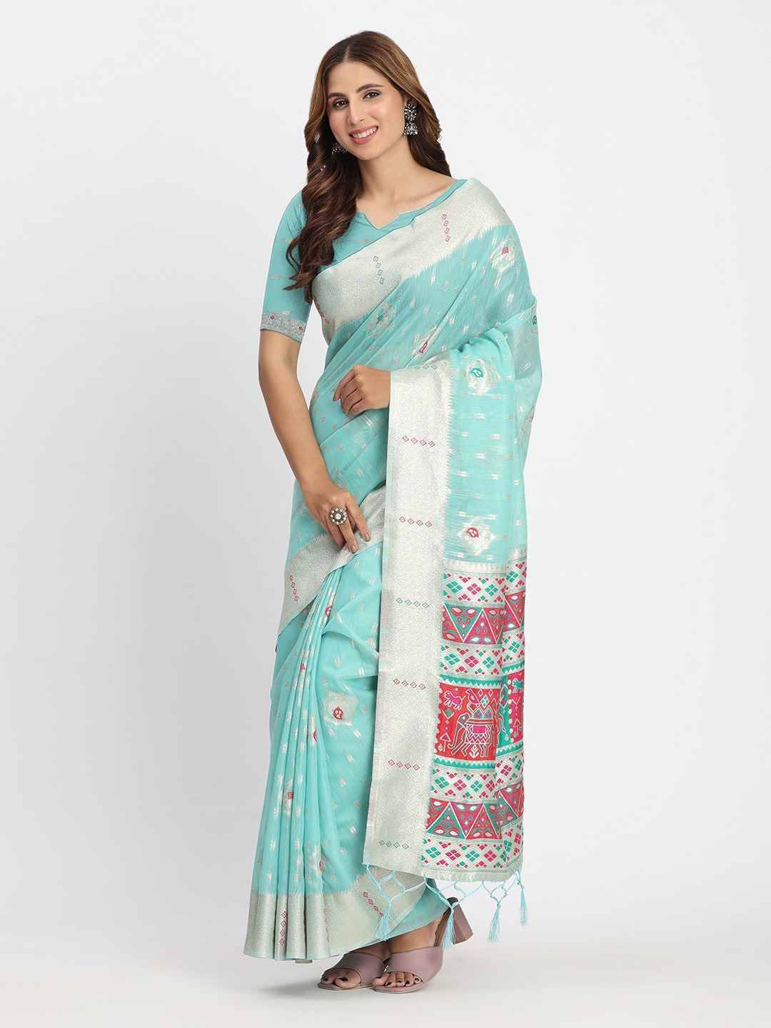 Linen Weaves Vol-2 By Fashid Wholesale 1001 To 1006 Series Indian Traditional Wear Collection Beautiful Stylish Fancy Colorful Party Wear & Occasional Wear Linen Cotton Sarees At Wholesale Price