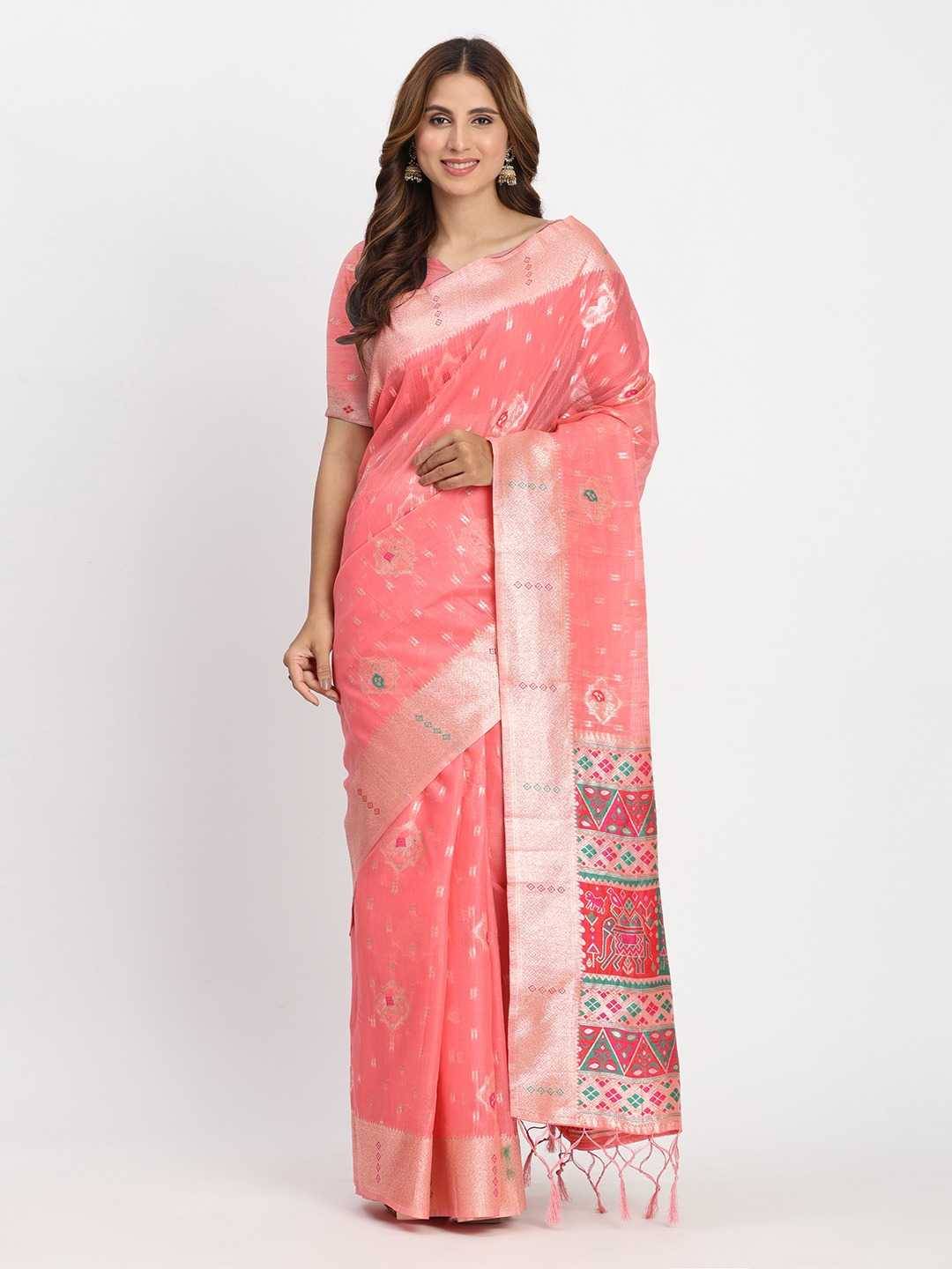 Linen Weaves Vol-2 By Fashid Wholesale 1001 To 1006 Series Indian Traditional Wear Collection Beautiful Stylish Fancy Colorful Party Wear & Occasional Wear Linen Cotton Sarees At Wholesale Price