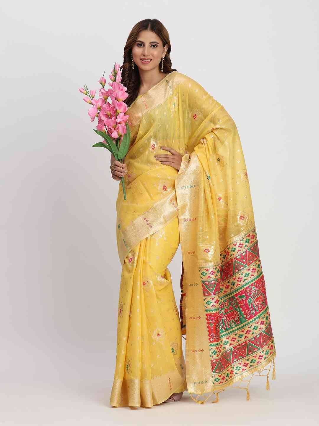 Linen Weaves Vol-2 By Fashid Wholesale 1001 To 1006 Series Indian Traditional Wear Collection Beautiful Stylish Fancy Colorful Party Wear & Occasional Wear Linen Cotton Sarees At Wholesale Price