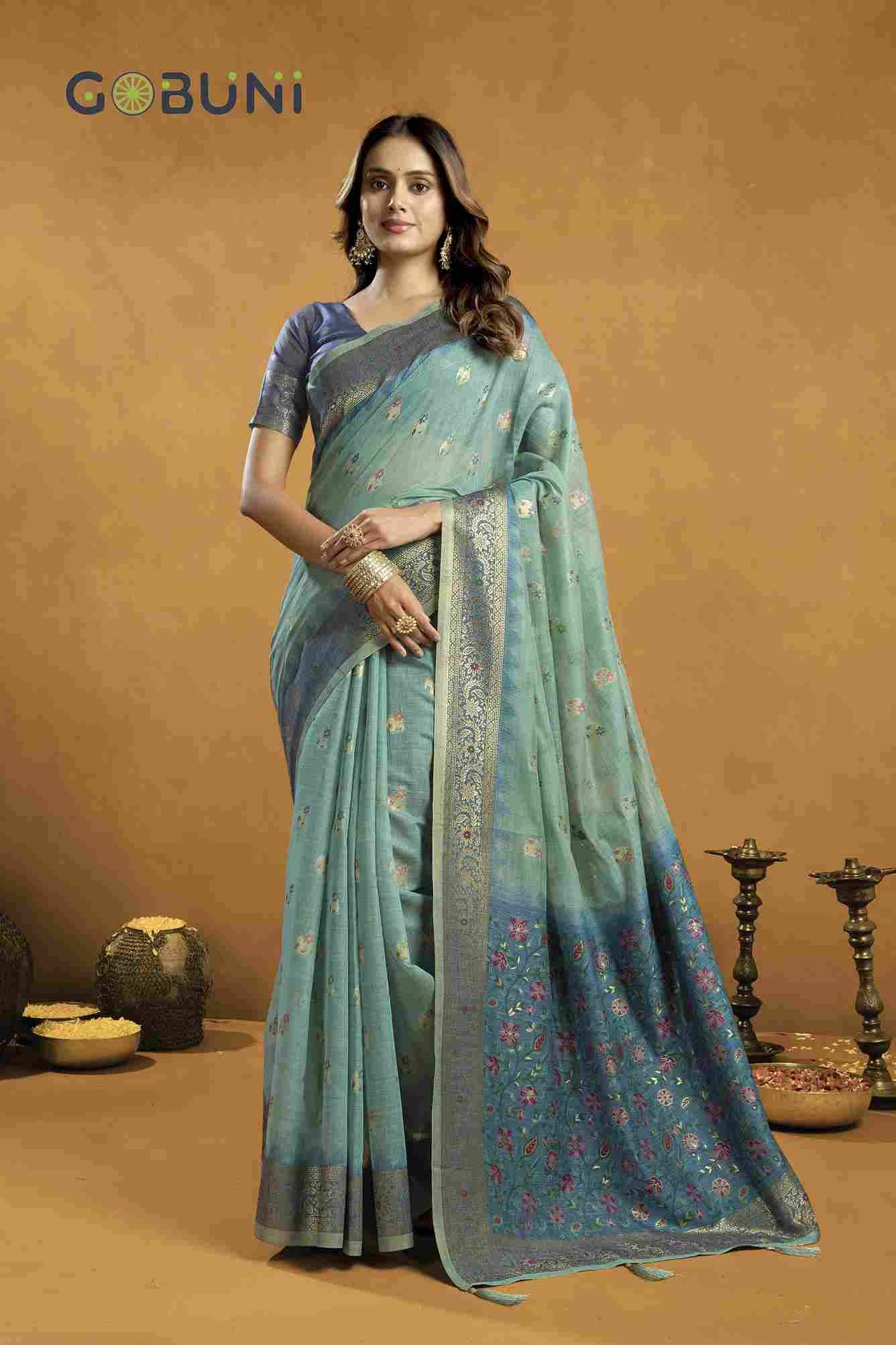 Sindoor By Gobuni 1401 To 1405 Series Indian Traditional Wear Collection Beautiful Stylish Fancy Colorful Party Wear & Occasional Wear Cotton Sarees At Wholesale Price