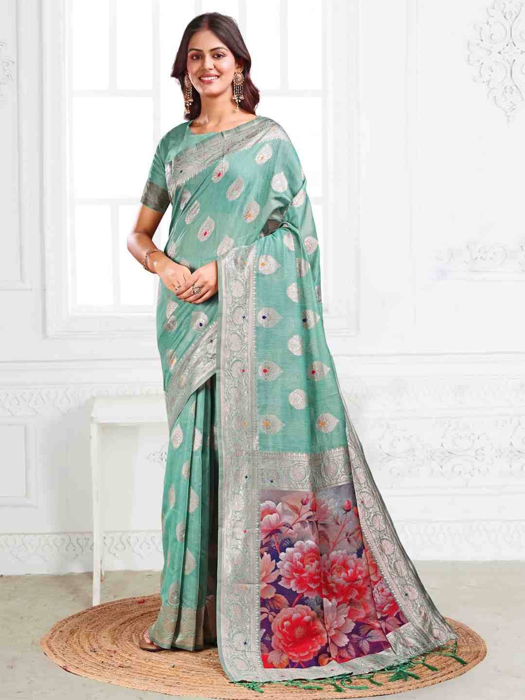 Suhani By Fashid Wholesale 1001 To 1006 Series Indian Traditional Wear Collection Beautiful Stylish Fancy Colorful Party Wear & Occasional Wear Linen Cotton Sarees At Wholesale Price