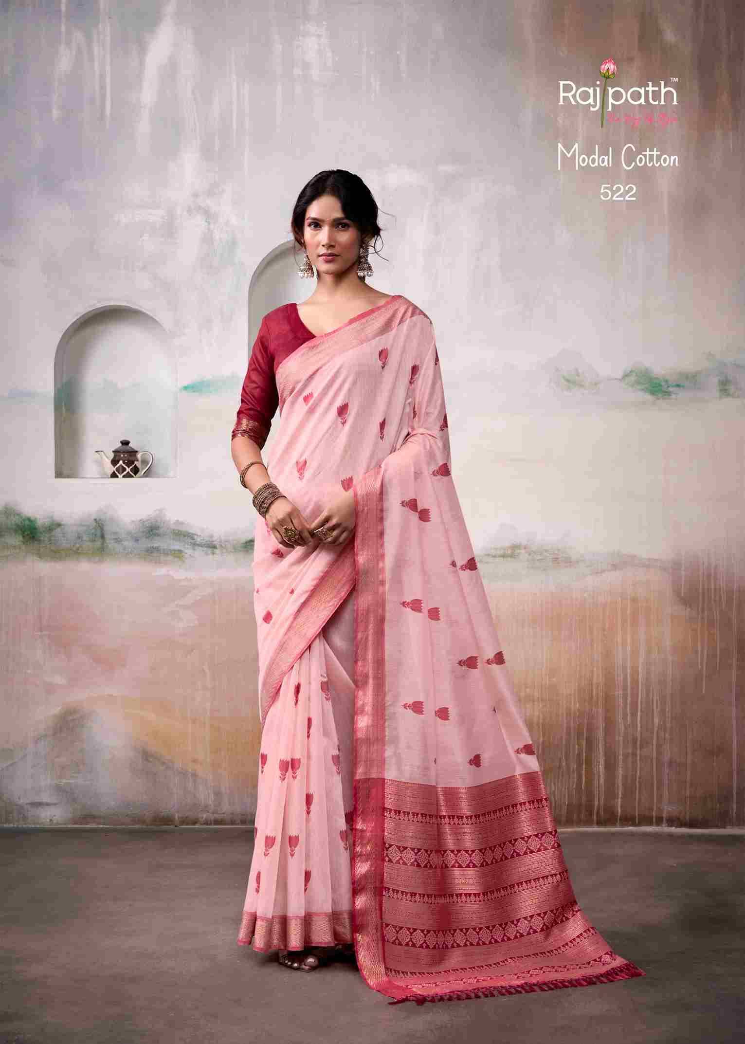 Aqua Silk By Rajpath 522 To 527 Series Indian Traditional Wear Collection Beautiful Stylish Fancy Colorful Party Wear & Occasional Wear Cotton Silk Sarees At Wholesale Price