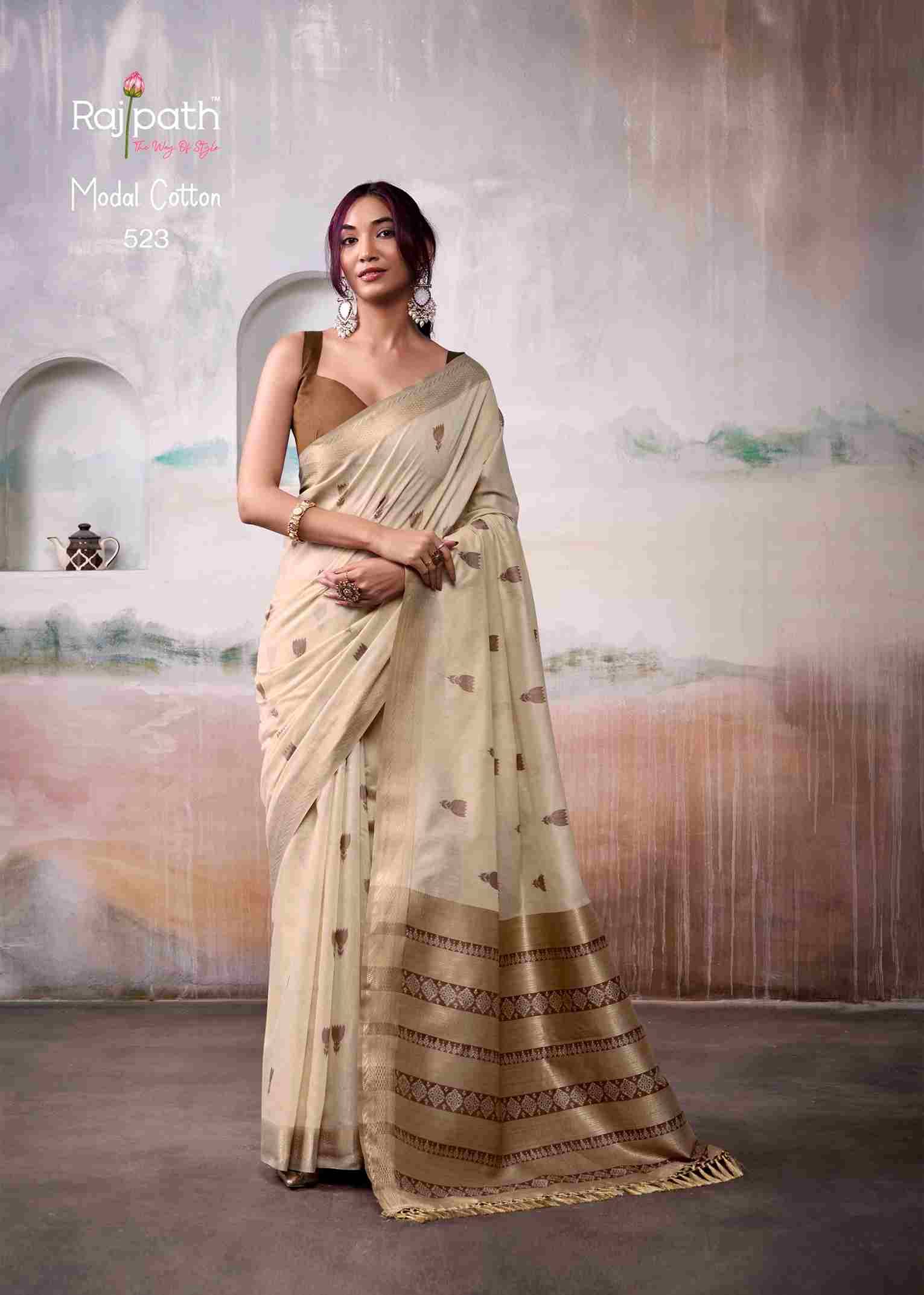 Aqua Silk By Rajpath 522 To 527 Series Indian Traditional Wear Collection Beautiful Stylish Fancy Colorful Party Wear & Occasional Wear Cotton Silk Sarees At Wholesale Price